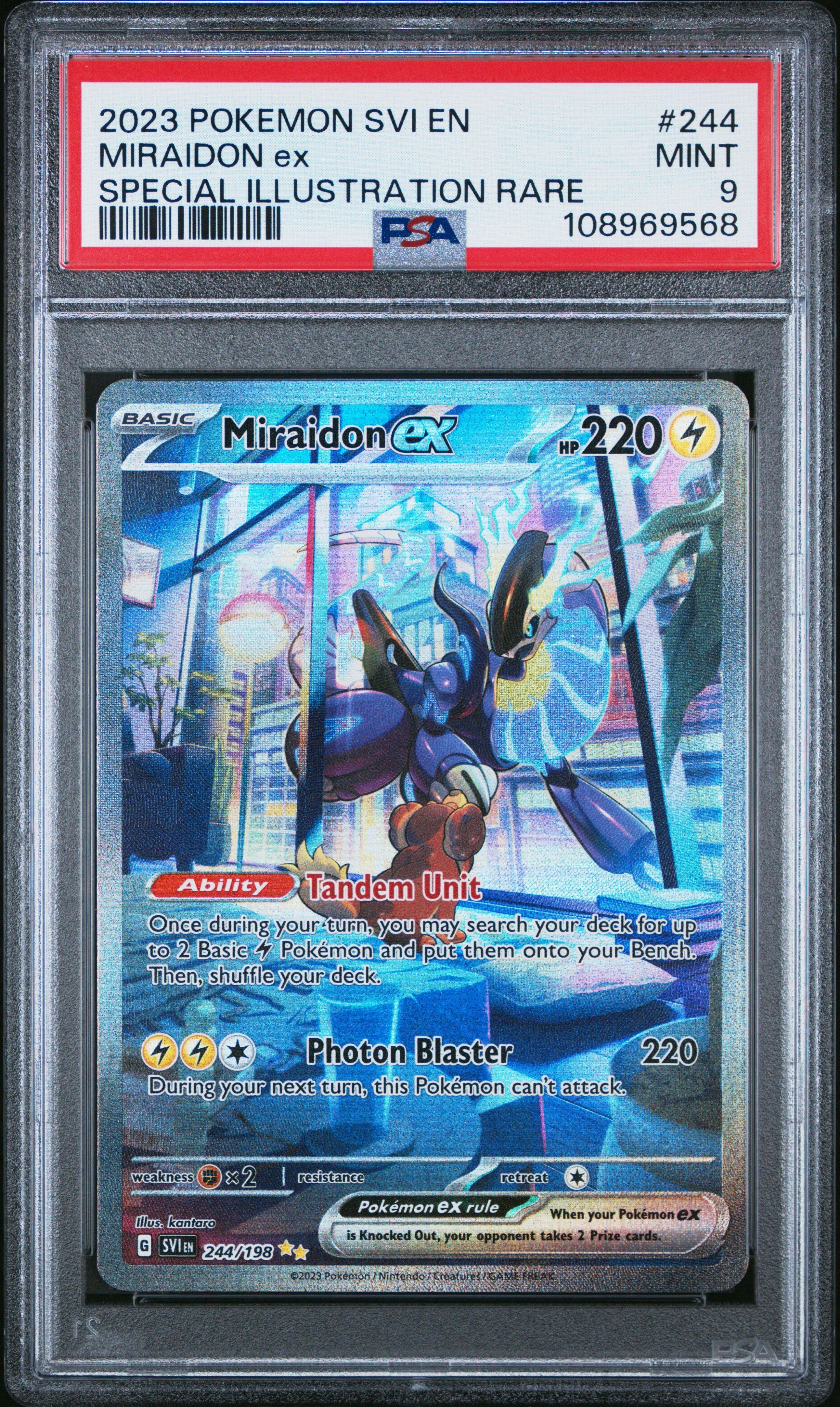 ポケモンカード PSA 2023 Pokemon Svi En-scarlet & Violet 244 Miraidon Ex Special