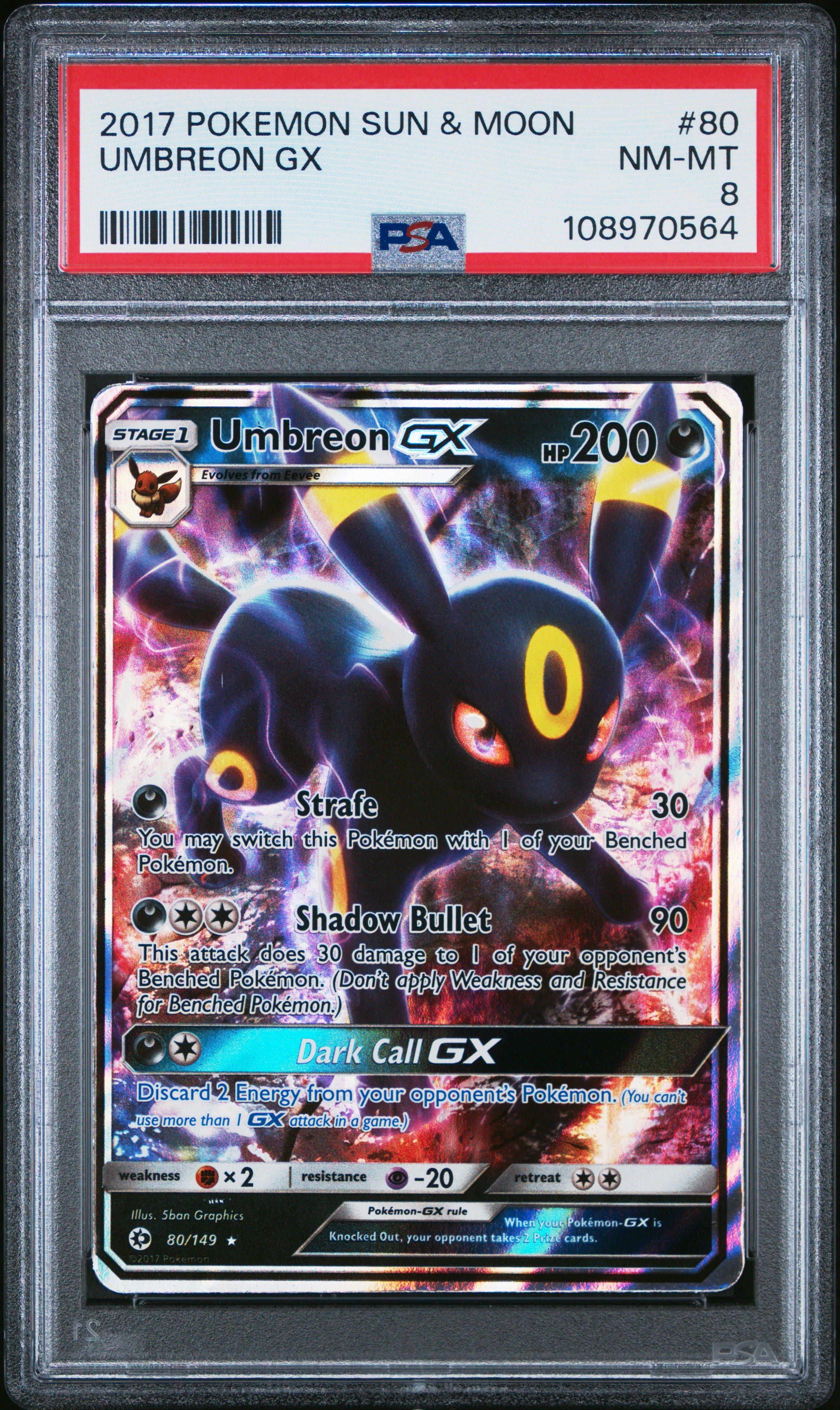umbreon pokemon card gx Umbreon & Darkrai GX -Single Card main image 1