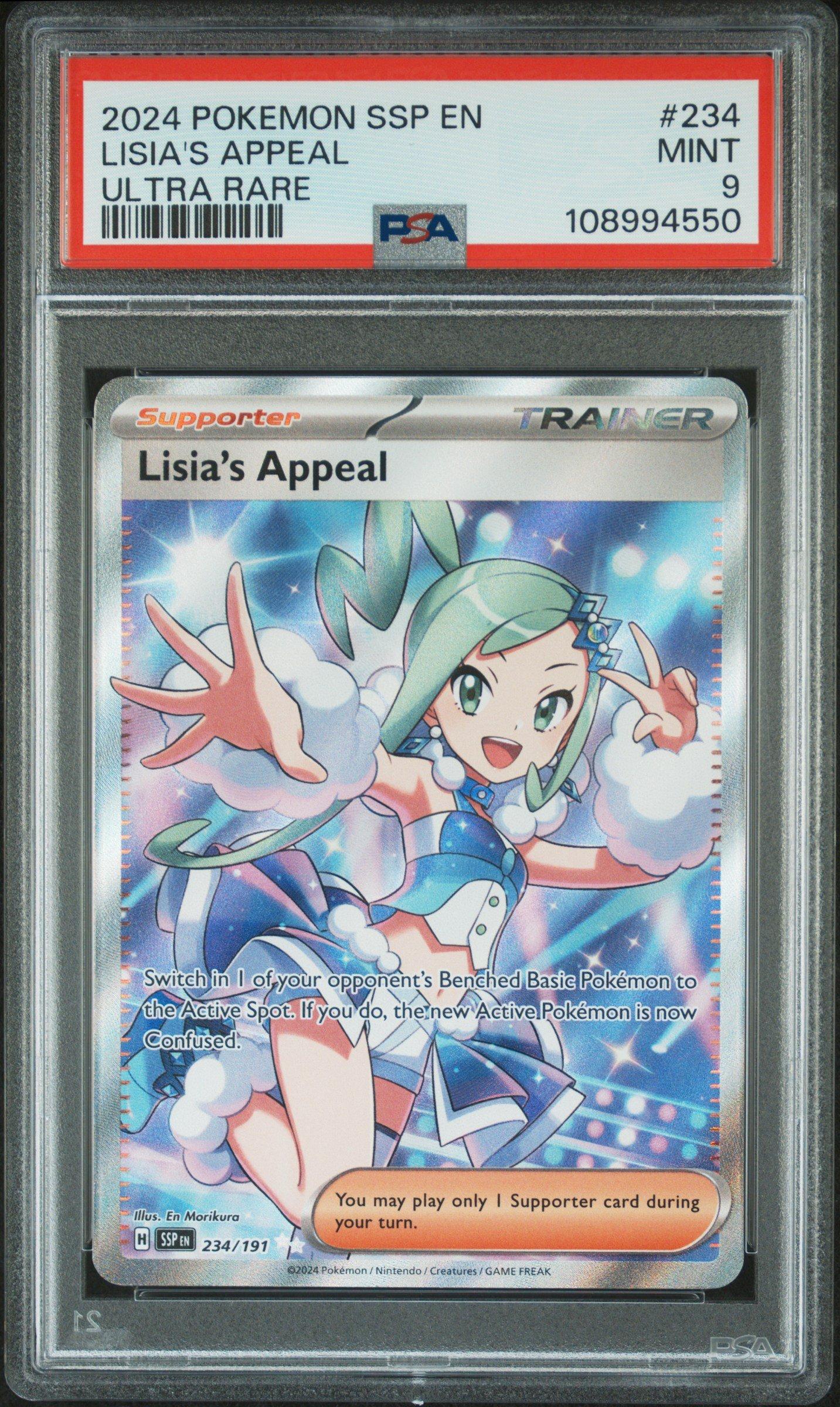 2024 Pokemon Ssp En-surging Sparks 234 Lisia's Appeal Ultra Rare