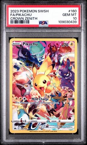 2023 Pokemon Sword And Shield Crown Zenith Gg30 Full Art/pikachu