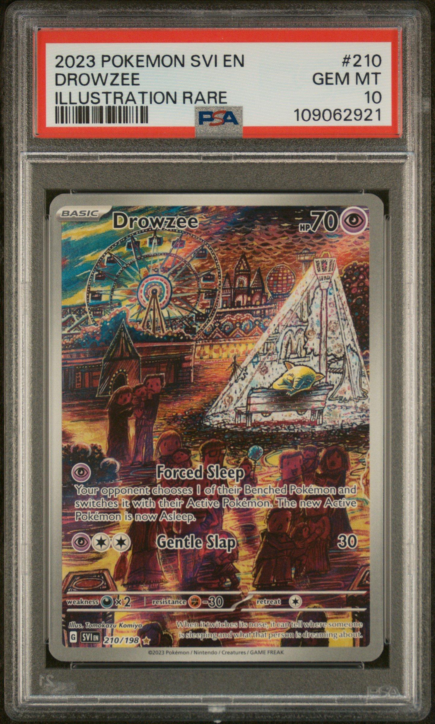 2023 Pokemon Svi En-scarlet & Violet 210 Drowzee Illustration Rare