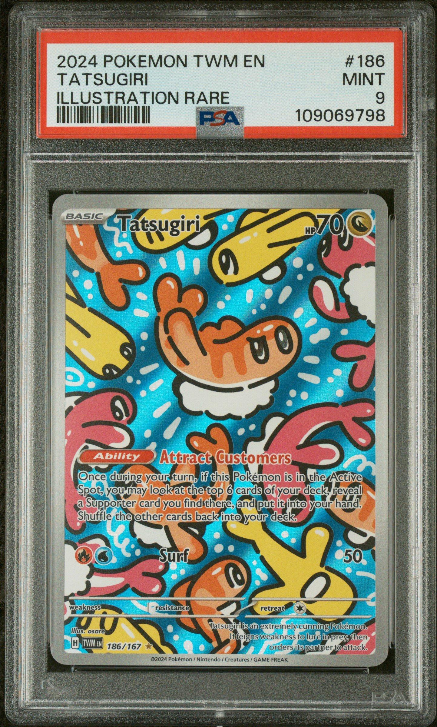 2024 Pokemon Twm En-twilight Masquerade 186 Tatsugiri Illustration