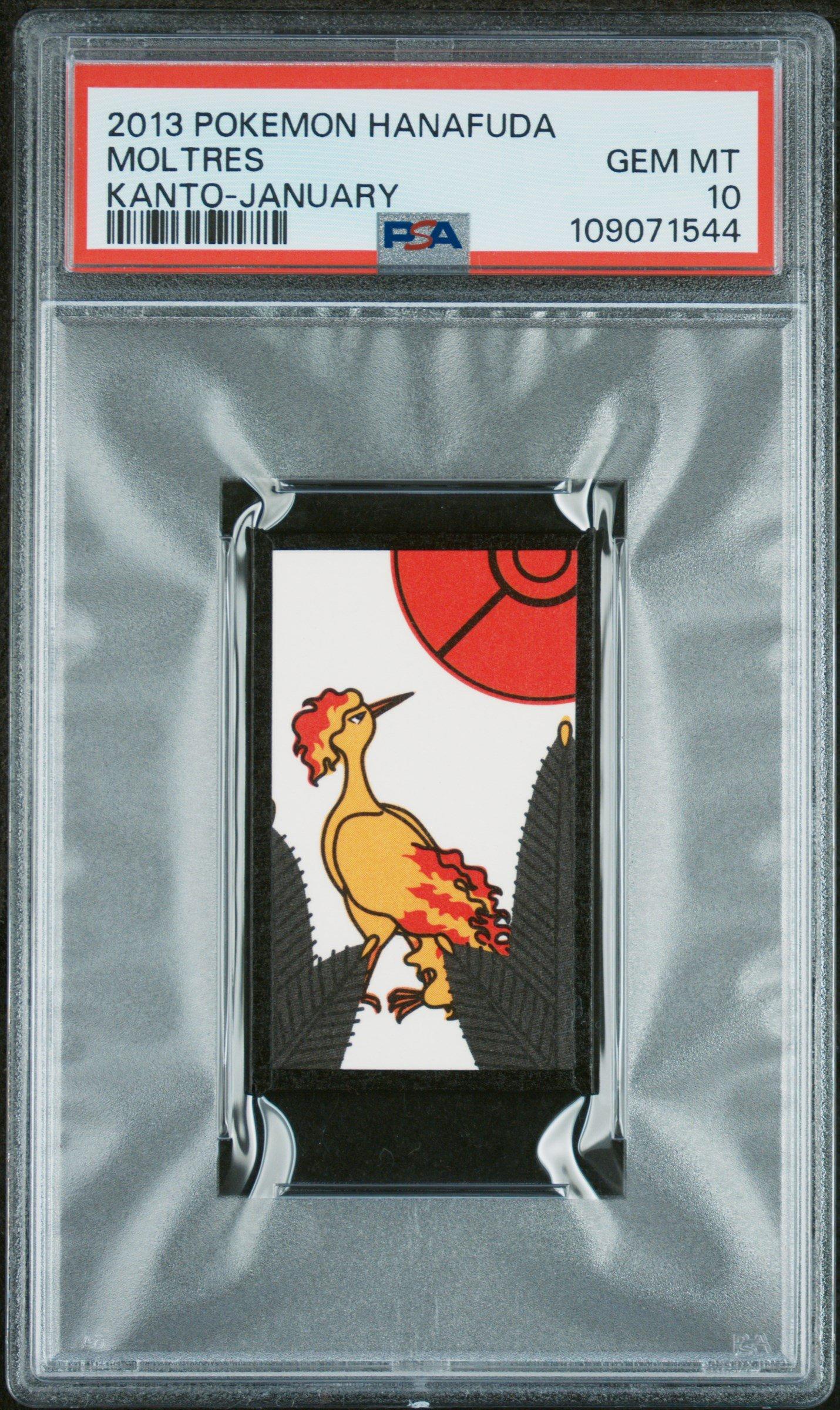 2013 Pokemon Hanafuda Kanto Moltres January PSA 10