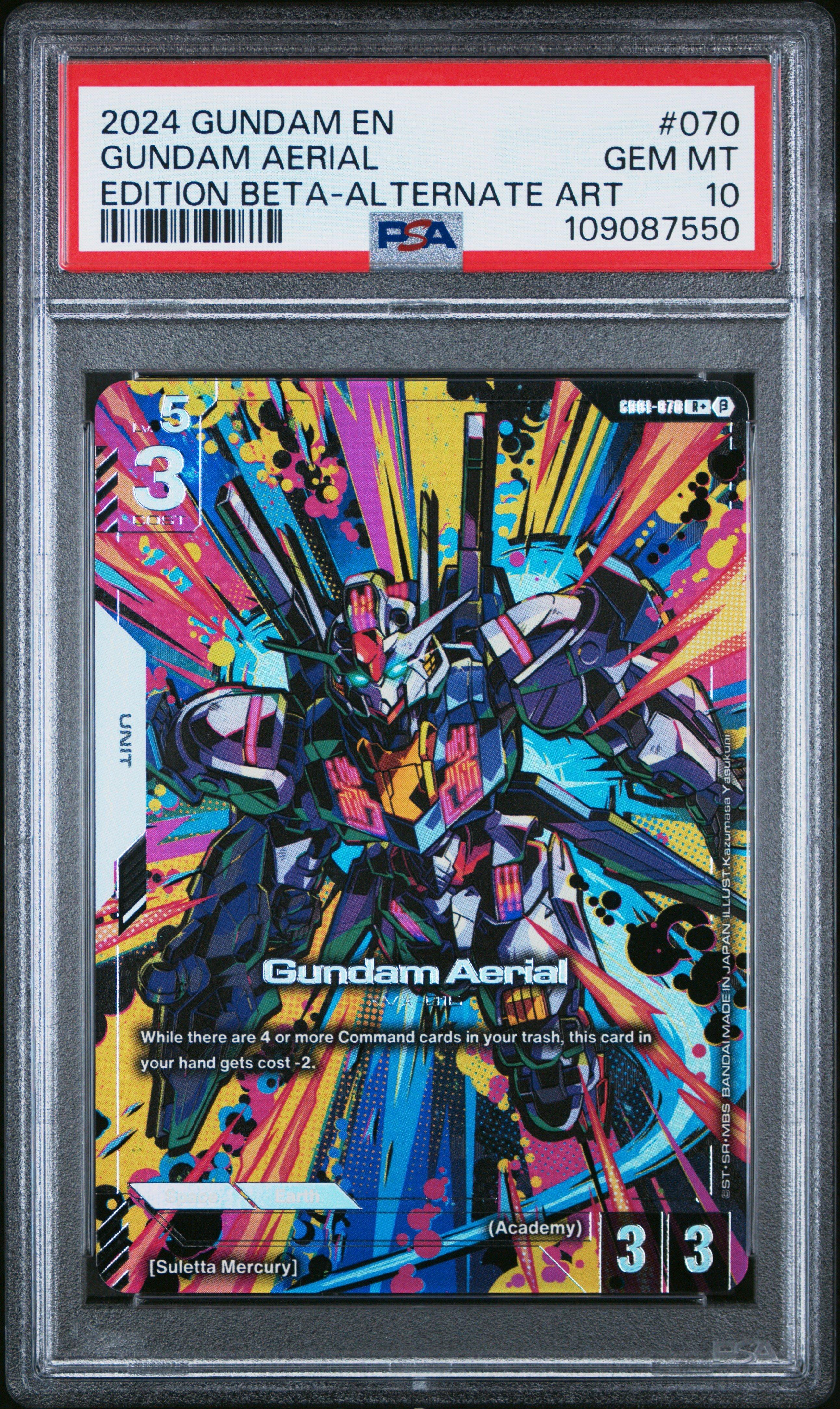 【PSA10】ガンダムカードゲーム2024 Wing Gundam PSA10ウイングガンダム パラレル ガンダムカード WING GUNDAM