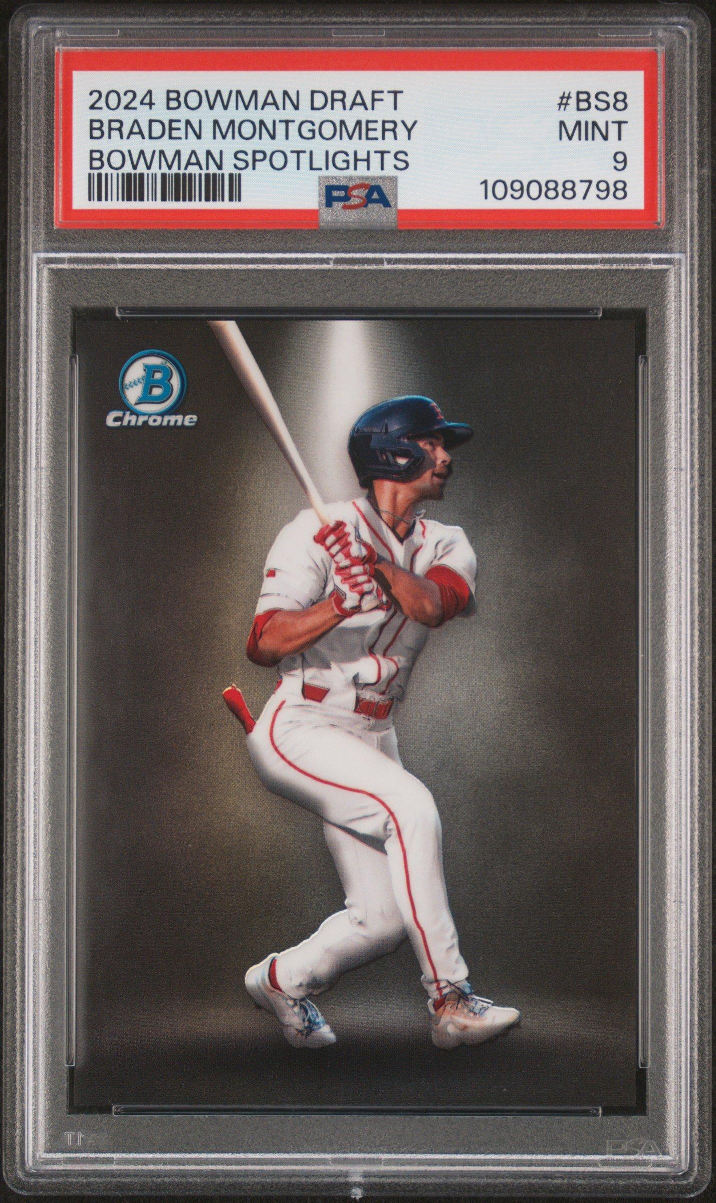 2024 Bowman Draft Bowman Spotlights Bs8 Braden Montgomery PSA 9