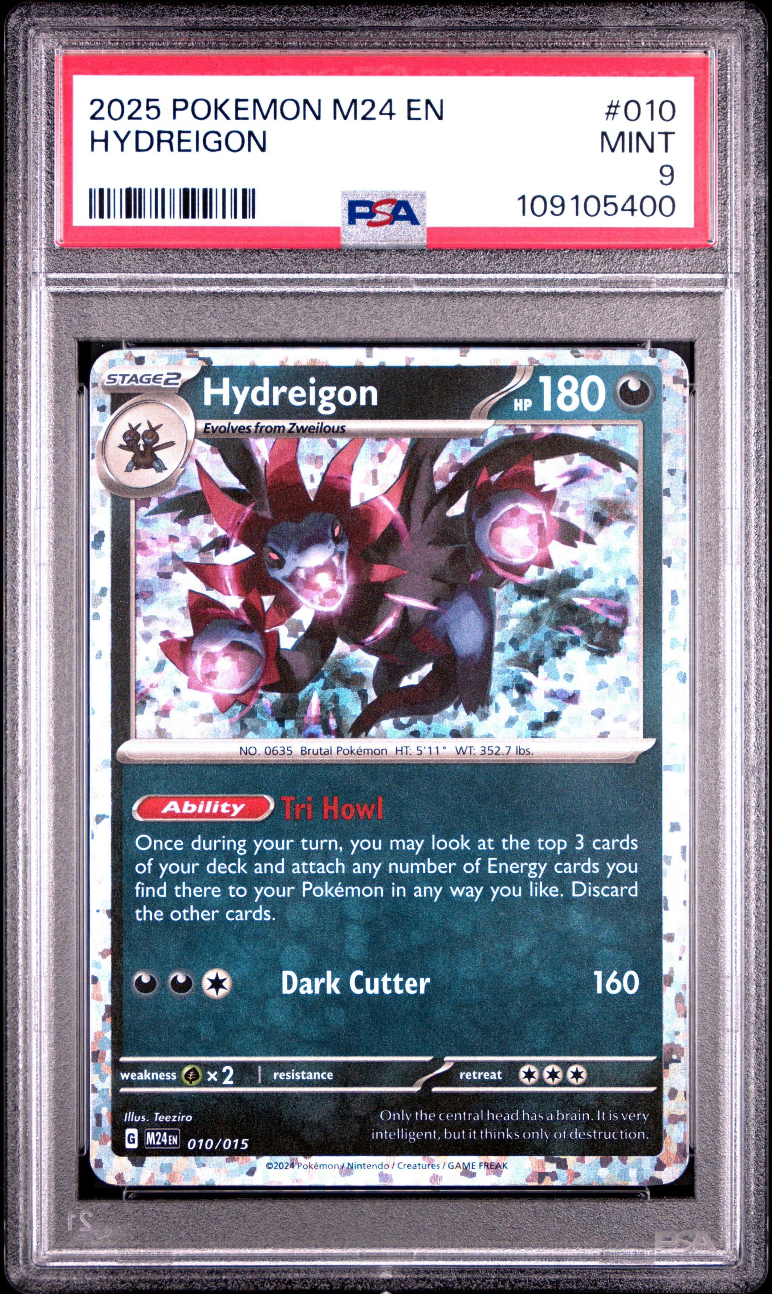 2025 Pokemon M24 En-mcdonald's Collection 010 Hydreigon PSA