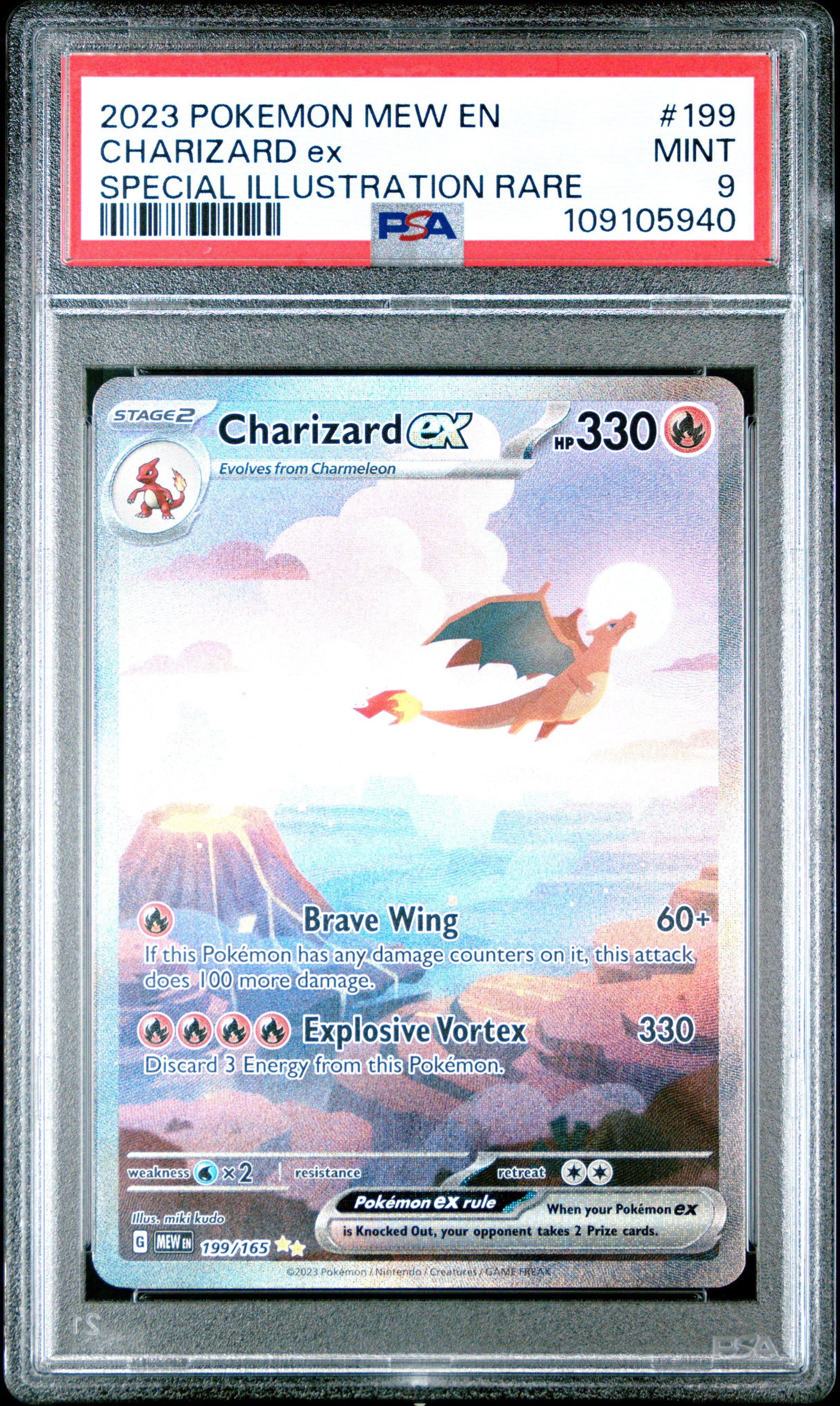 2023 Pokemon Mew En-151 199 Charizard Ex Special Illustration Rare