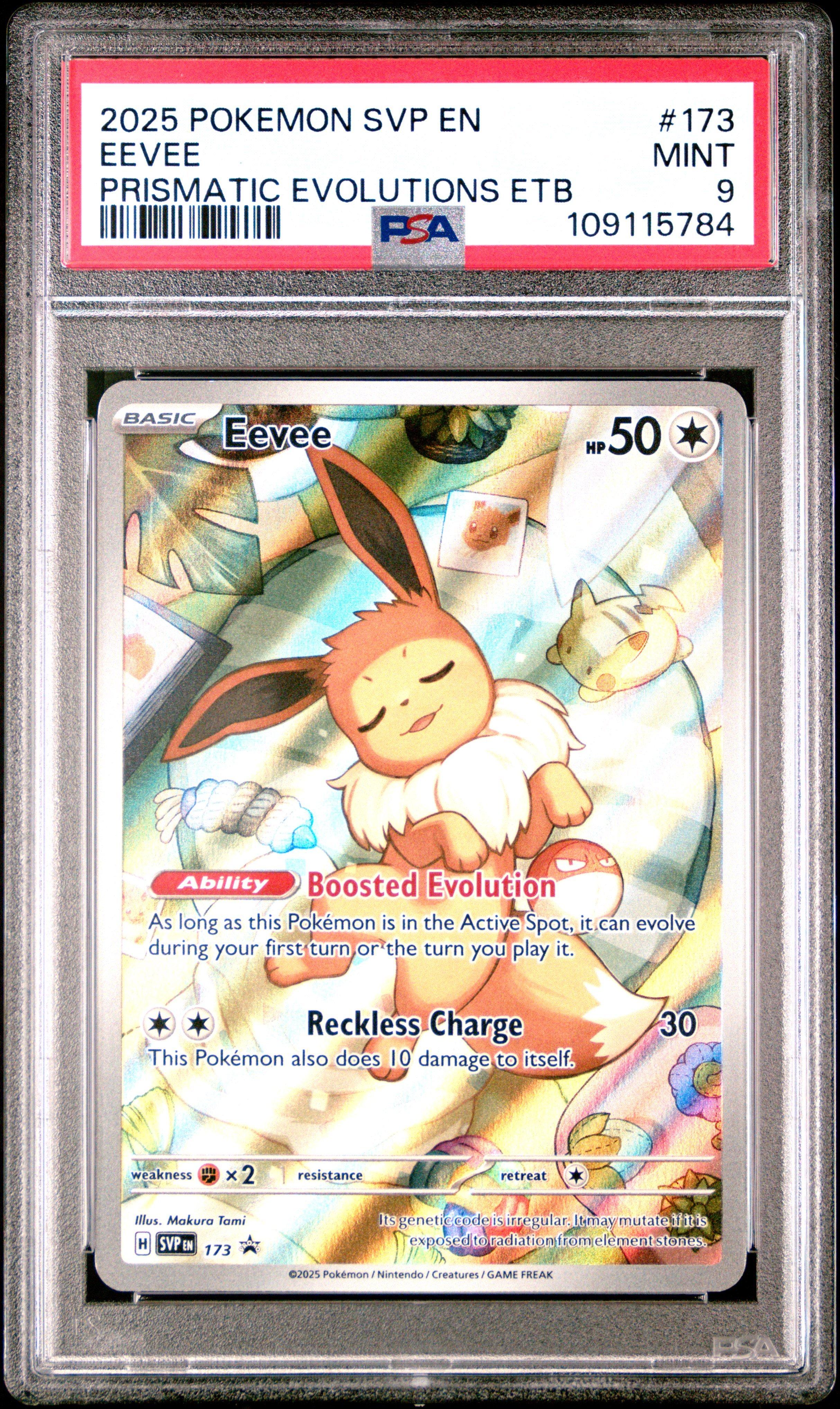 2025 Pokemon Svp En-sv Black Star Promo 173 Eevee Prismatic