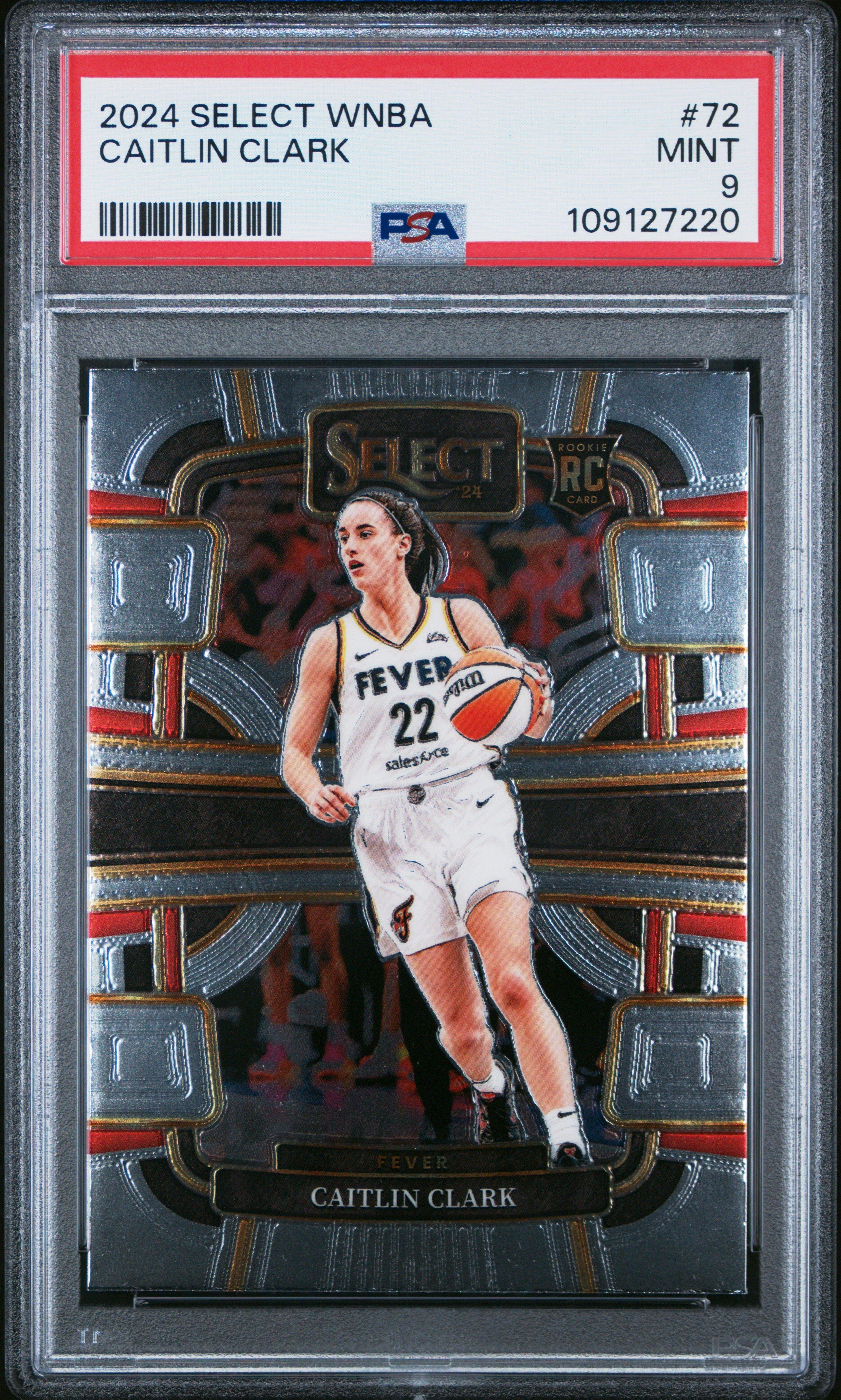 2024 Panini Select Wnba 72 Caitlin Clark PSA 9 Graded Card | GameStop