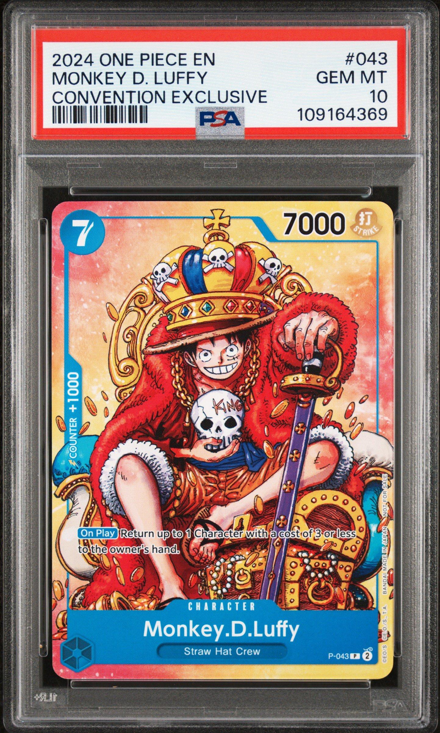 2024 One Piece Promos 043 Monkey D. Luffy Convention