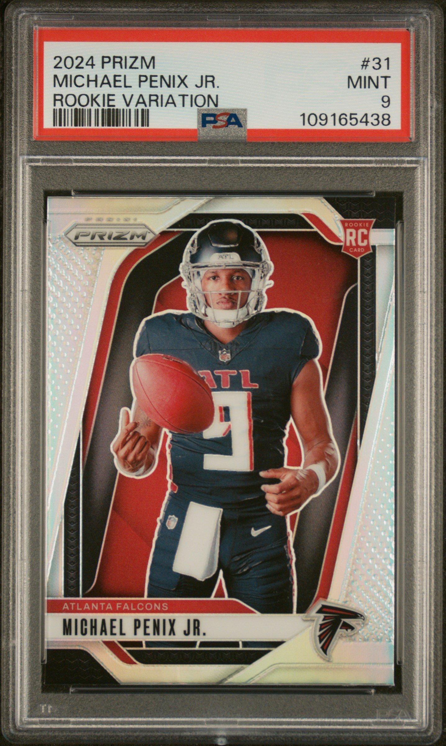 2024 Panini Prizm Rookie Variation 31 Michael Penix Jr. PSA 9