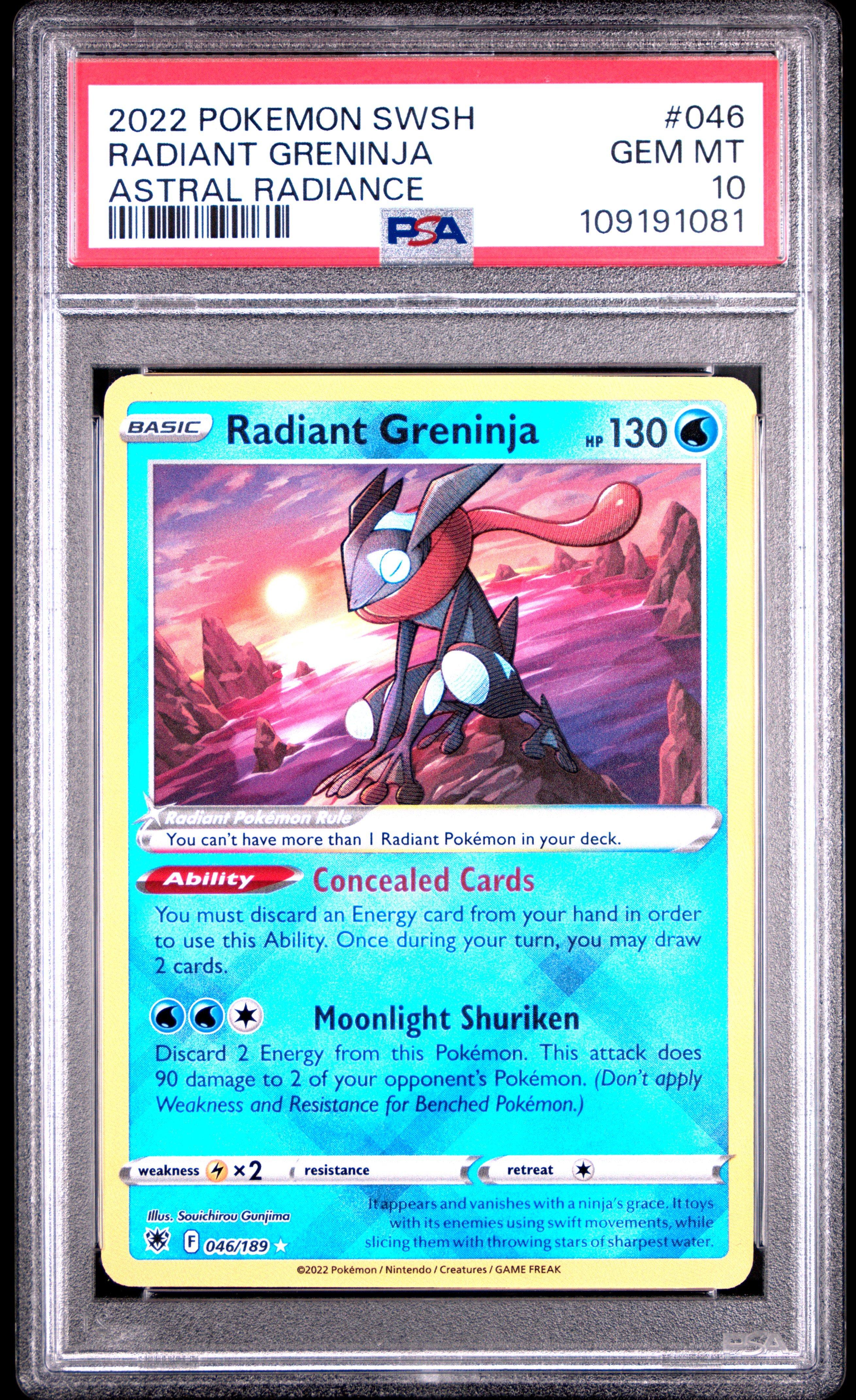 2022 Pokemon Sword & Shield Astral Radiance 046 Radiant Greninja