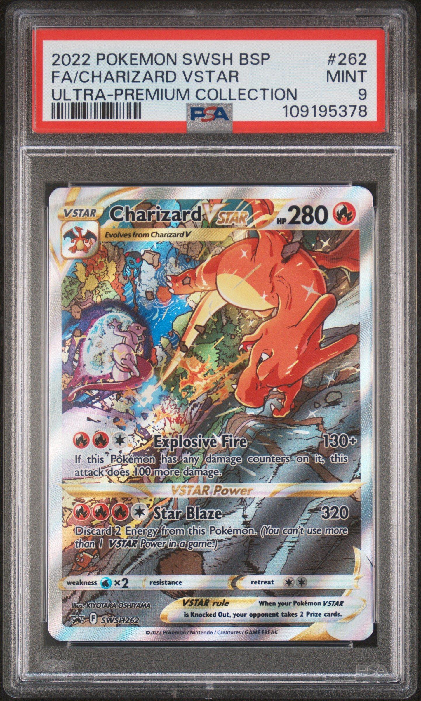 2022 Pokemon Swsh Black Star Promo 262 Full Art/charizard Vstar