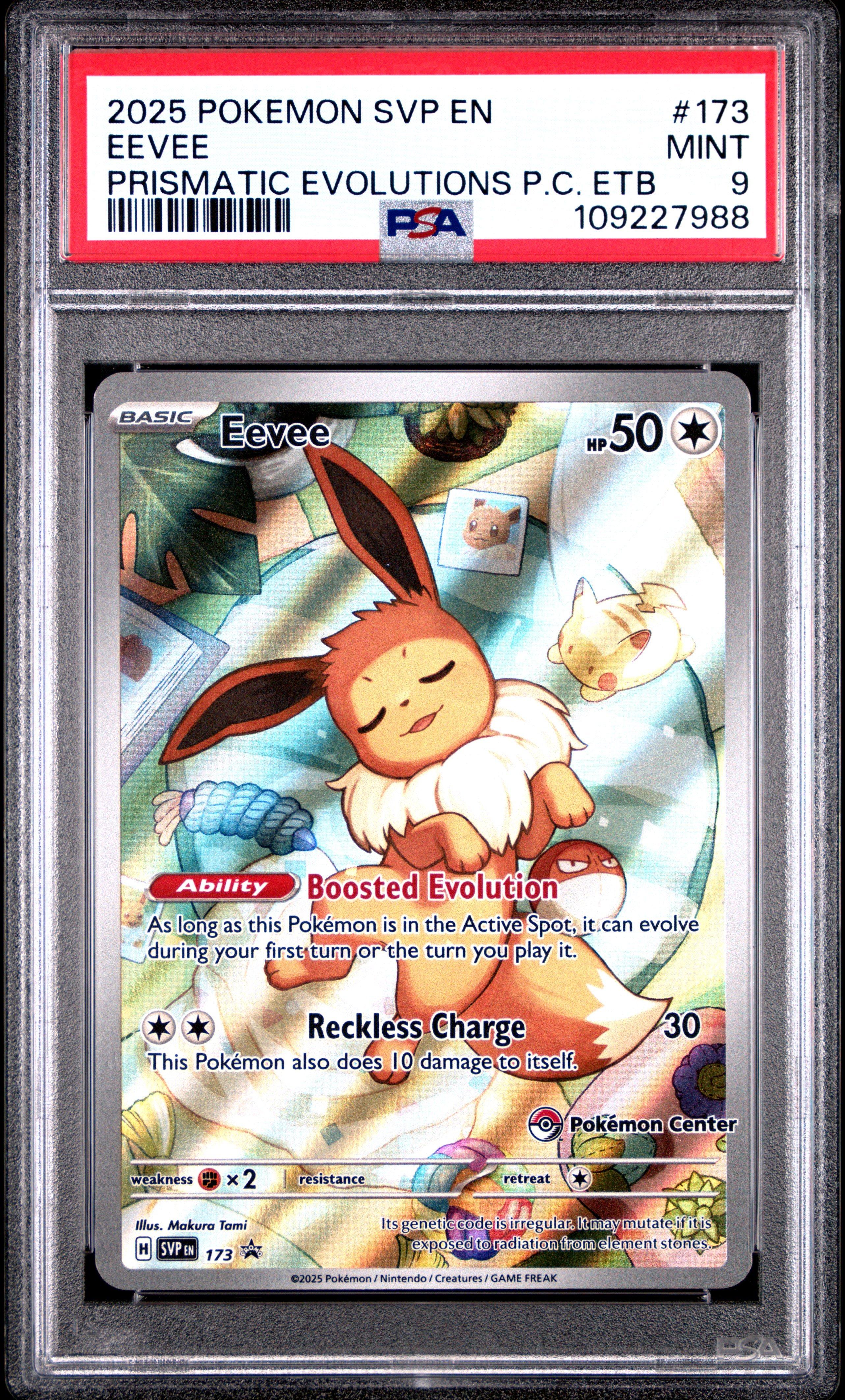 2025 Pokemon Svp En-sv Black Star Promo 173 Eevee Prismatic