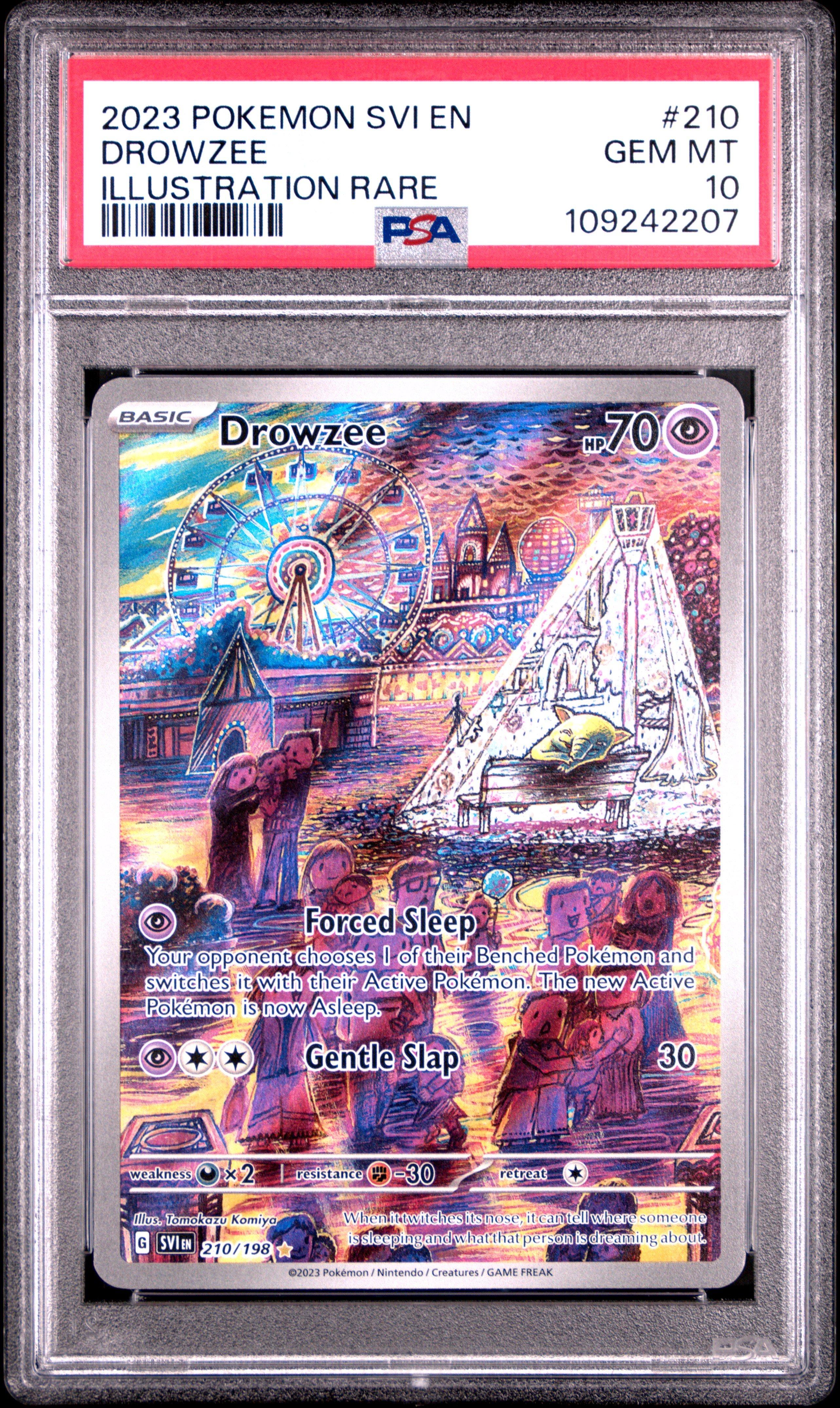 2023 Pokemon Svi En-scarlet & Violet 210 Drowzee Illustration Rare