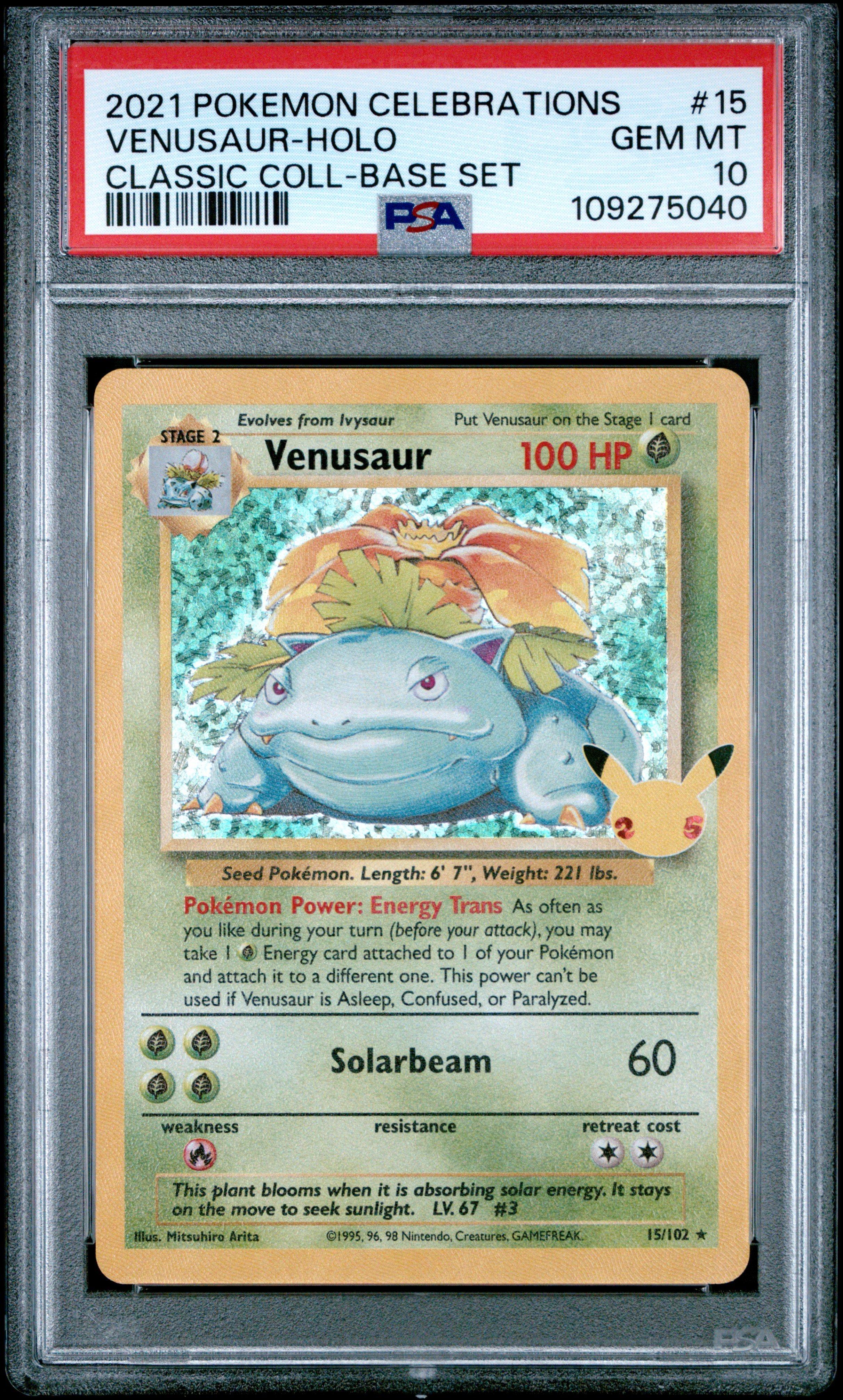 venusaur holographic pokemon card value - (15/102) - Base Set have for your premier collection. Ascended Heroes Pokemon Pokemon Card