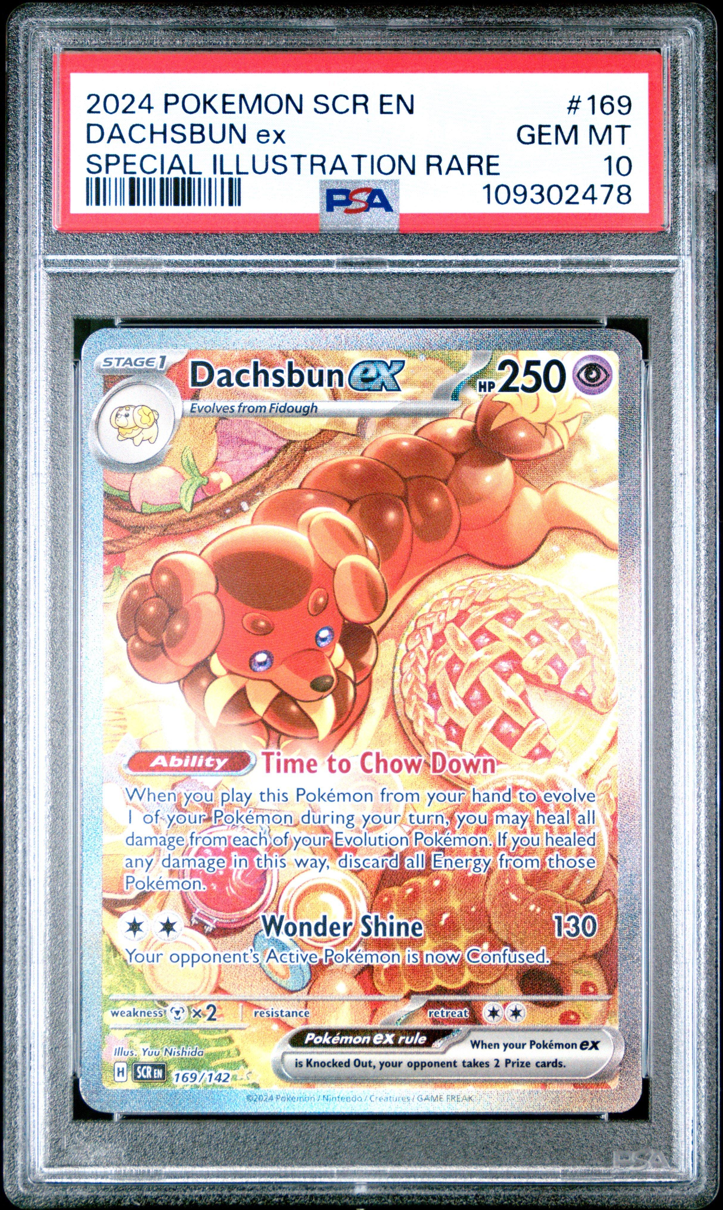 2024 Pokemon Scr En-stellar Crown 169 Dachsbun Ex Special Illustration Rare  PSA 10 Graded Card | GameStop