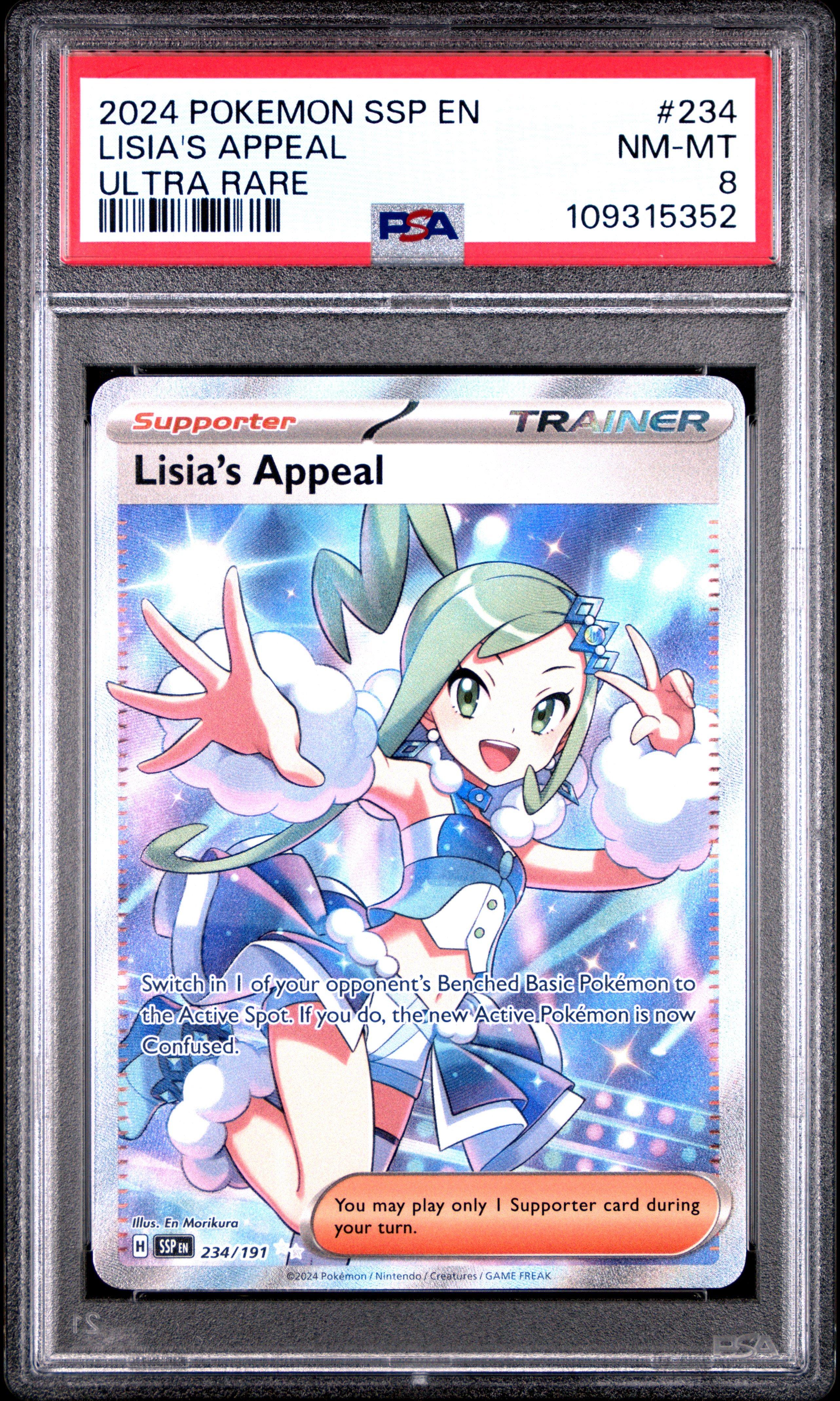 2024 Pokemon Ssp En-surging Sparks 234 Lisia's Appeal Ultra Rare