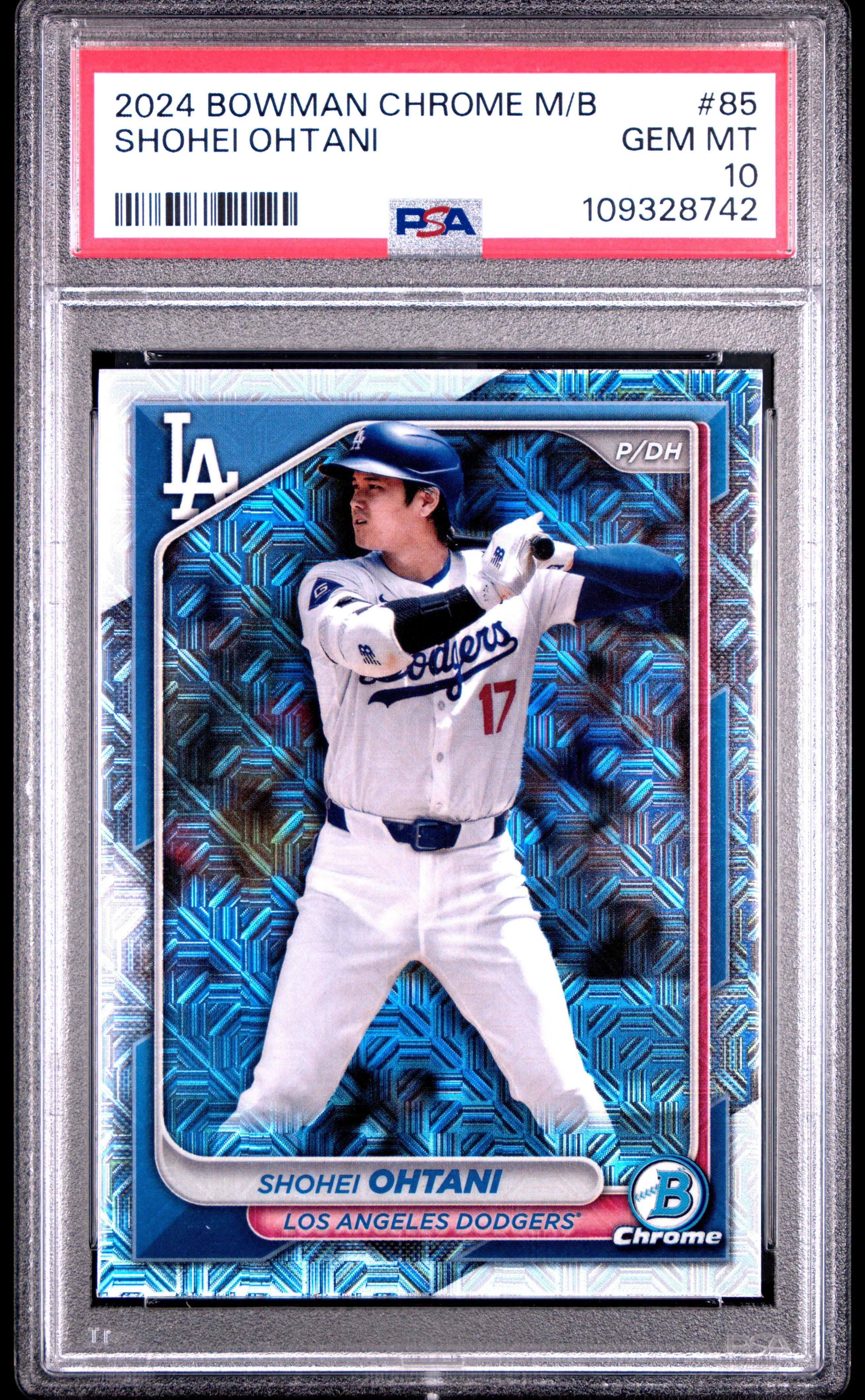 2024 Bowman Chrome Mega Box 85 Shohei Ohtani PSA 10