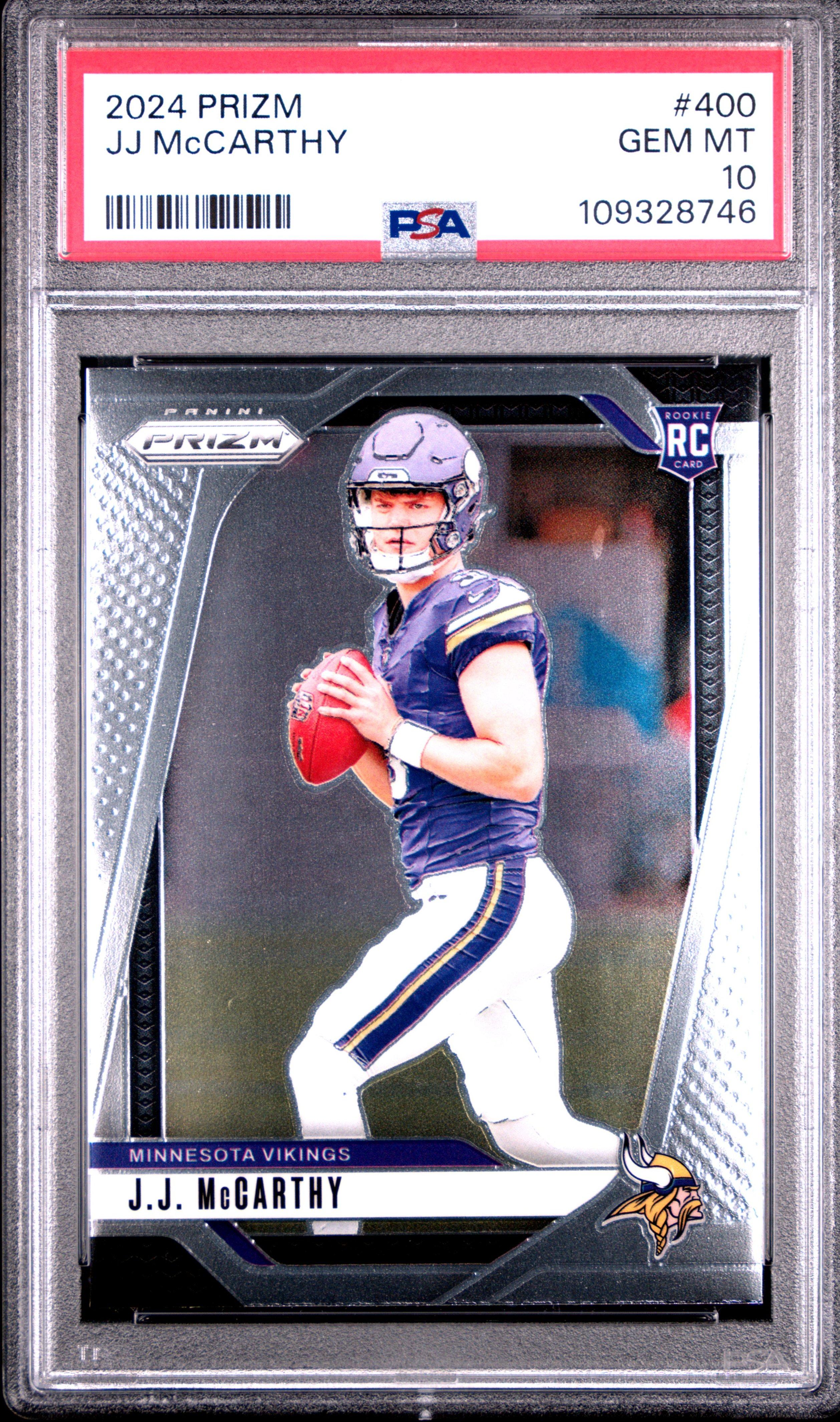 2024 Panini Prizm 400 Jj Mccarthy PSA 10 Graded Card | GameStop