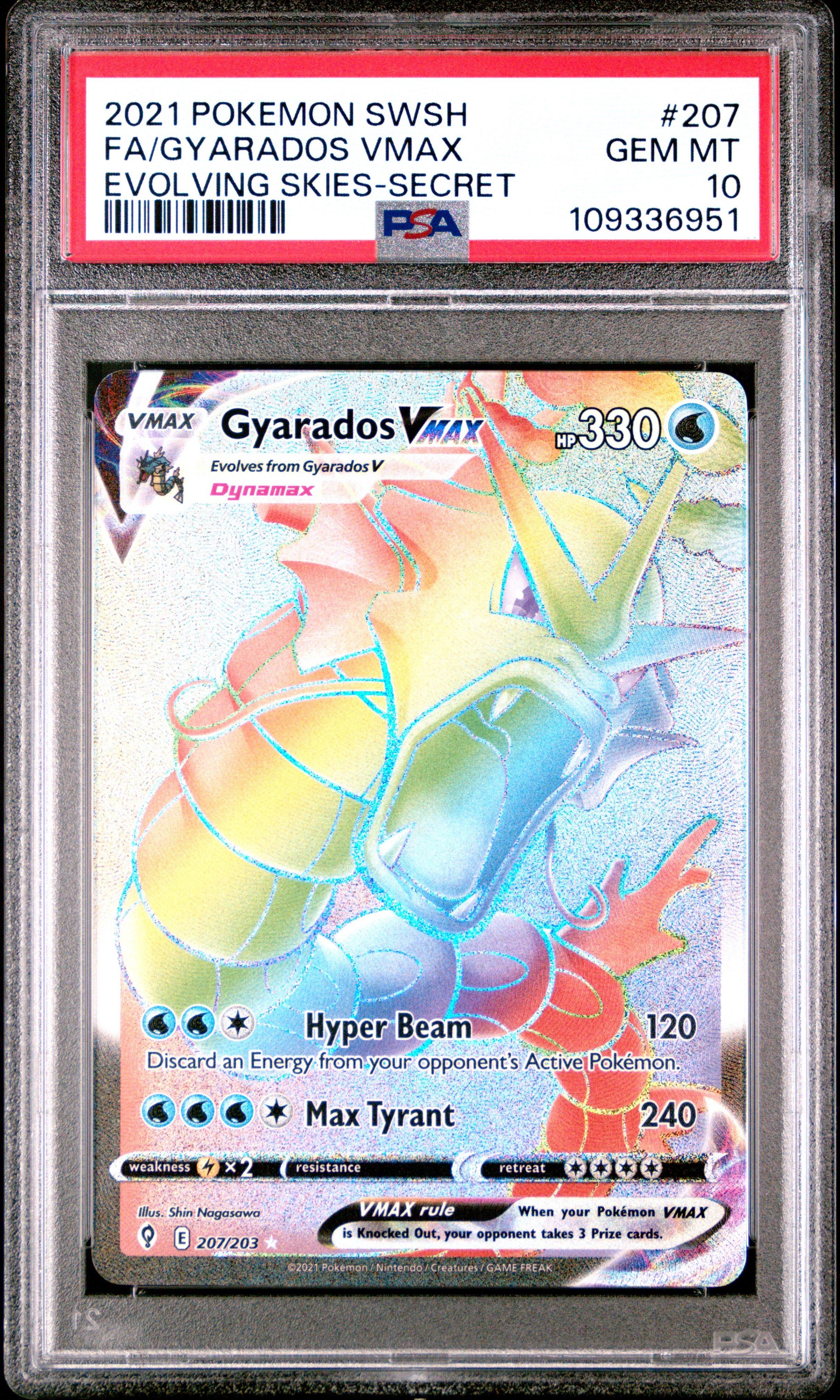 2021 Pokemon Sword & Shield Evolving Skies 207 Full Art/gyarados