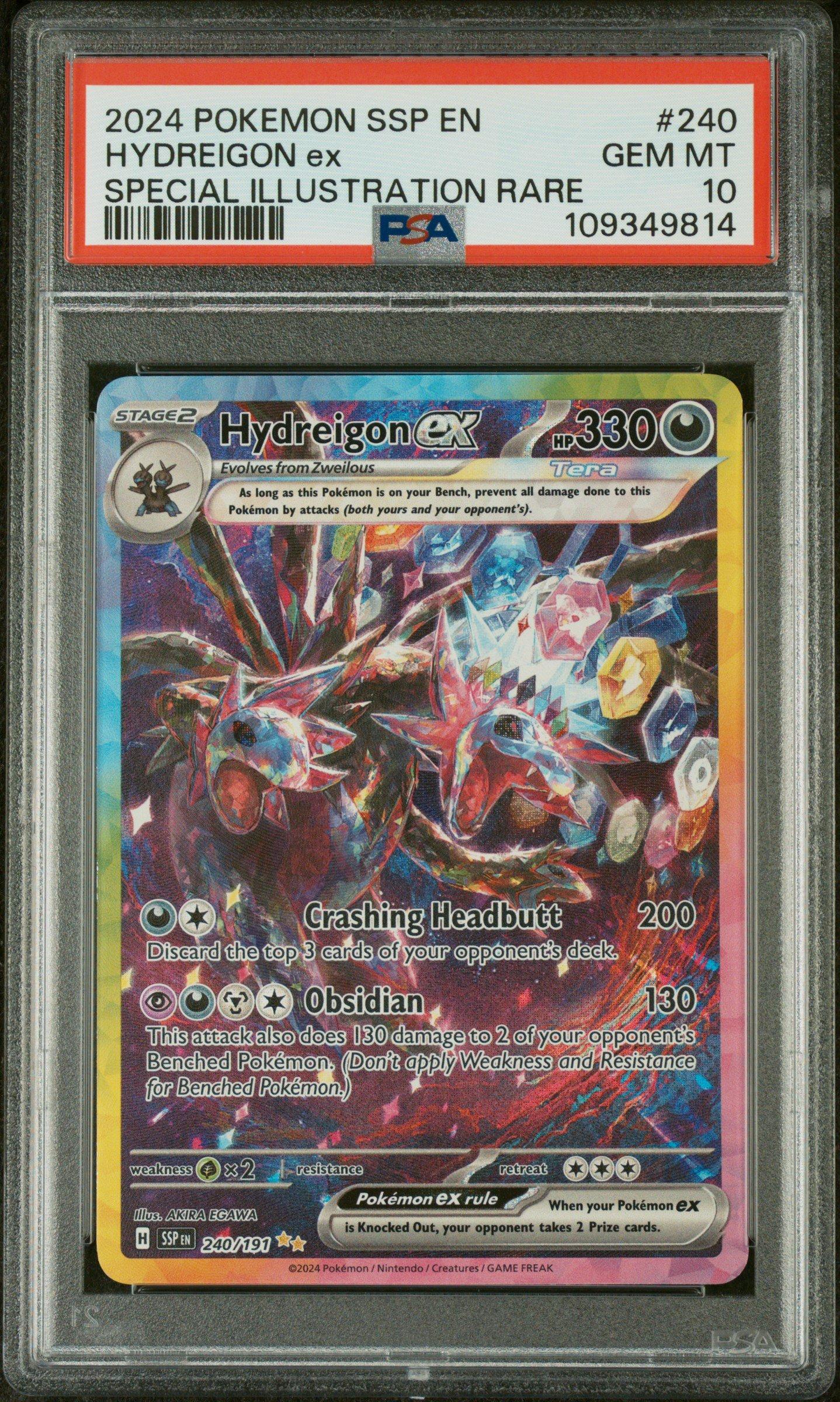 2024 Pokemon Ssp En-surging Sparks 240 Hydreigon Ex Special