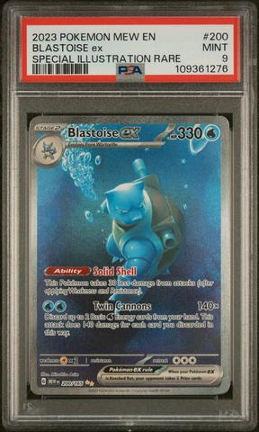 2023 Pokemon Mew En-151 200 Blastoise Ex Special Illustration Rare