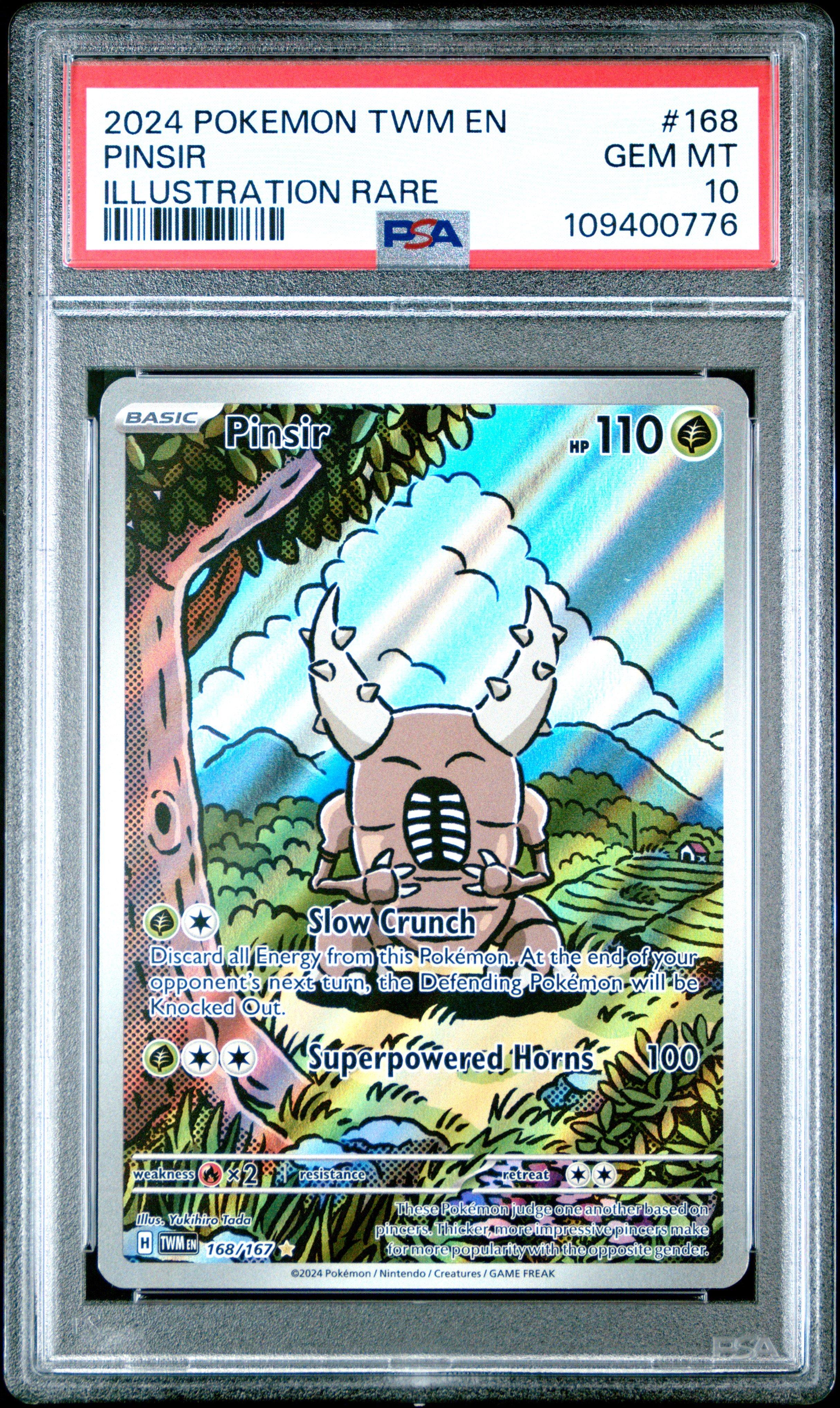 2024 Pokemon Twm En-twilight Masquerade 168 Pinsir Illustration