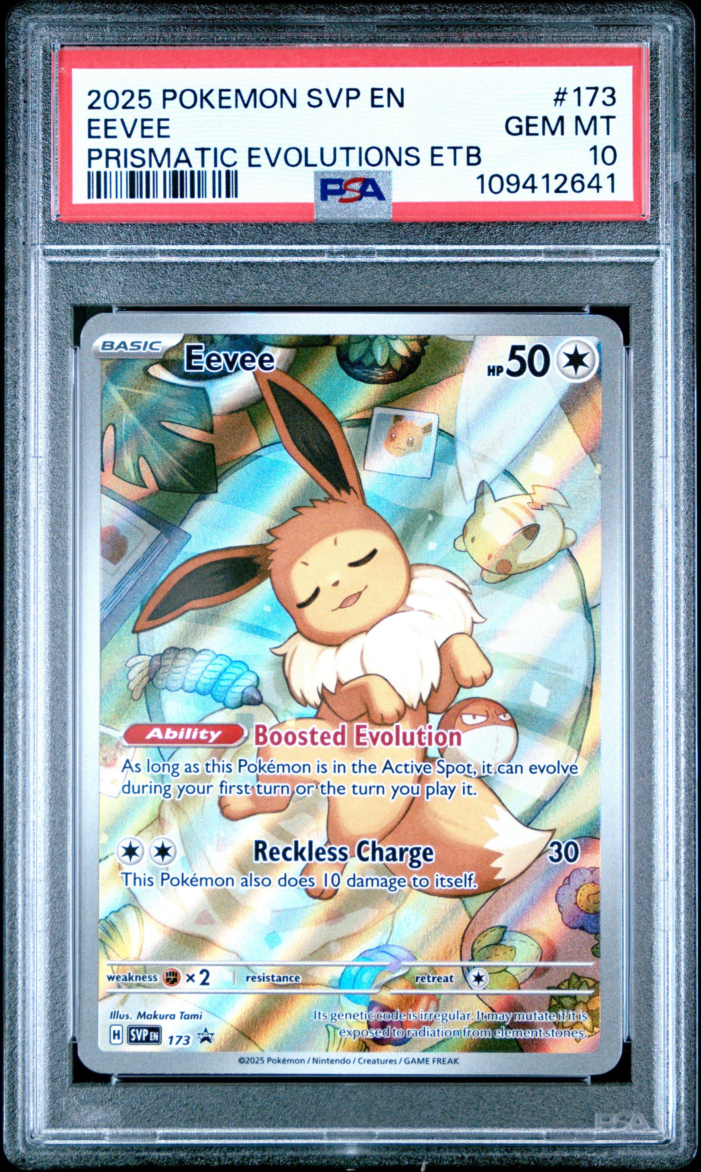 2025 Pokemon Svp En-sv Black Star Promo 173 Eevee Prismatic