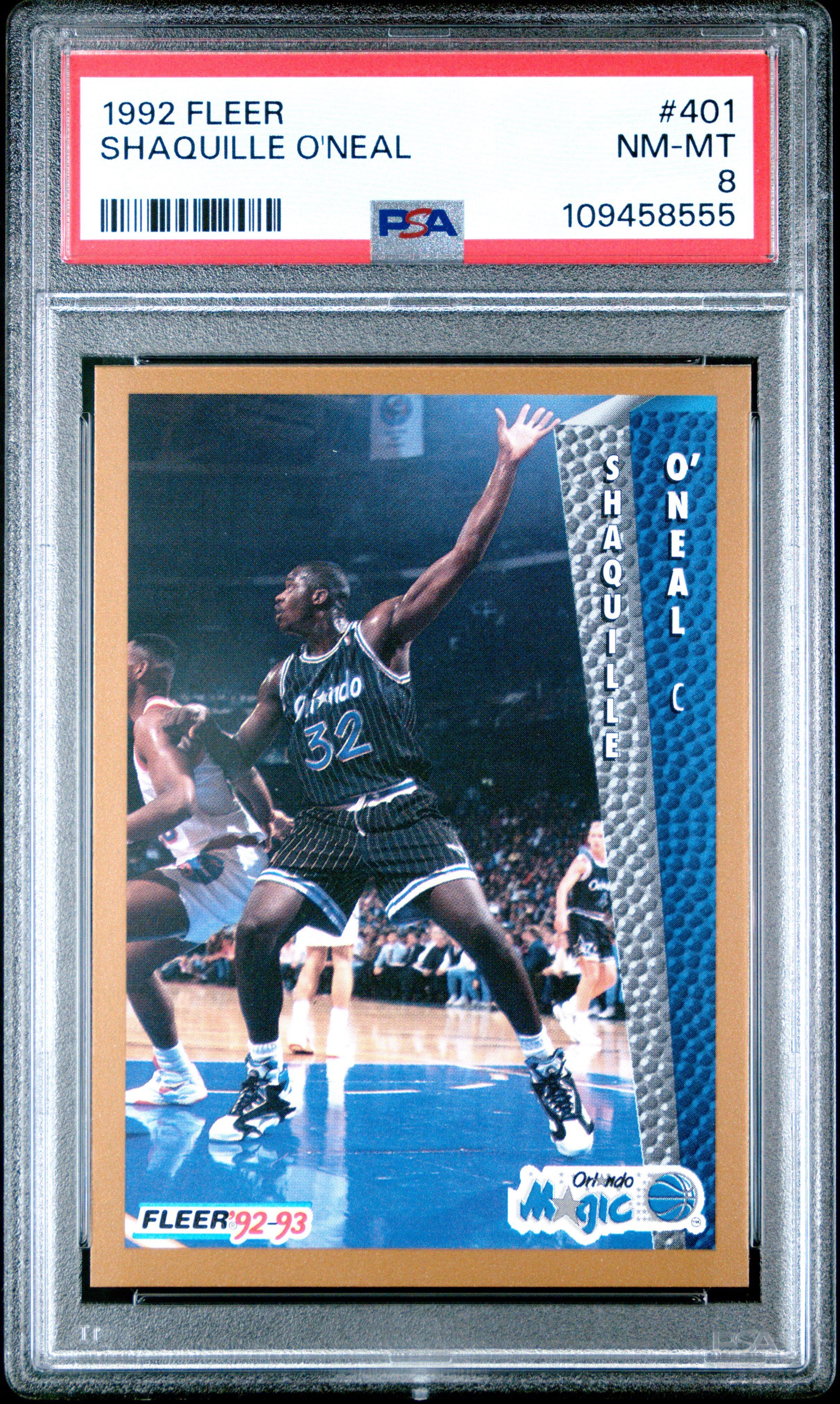 1992 Fleer 401 Shaquille O'neal PSA