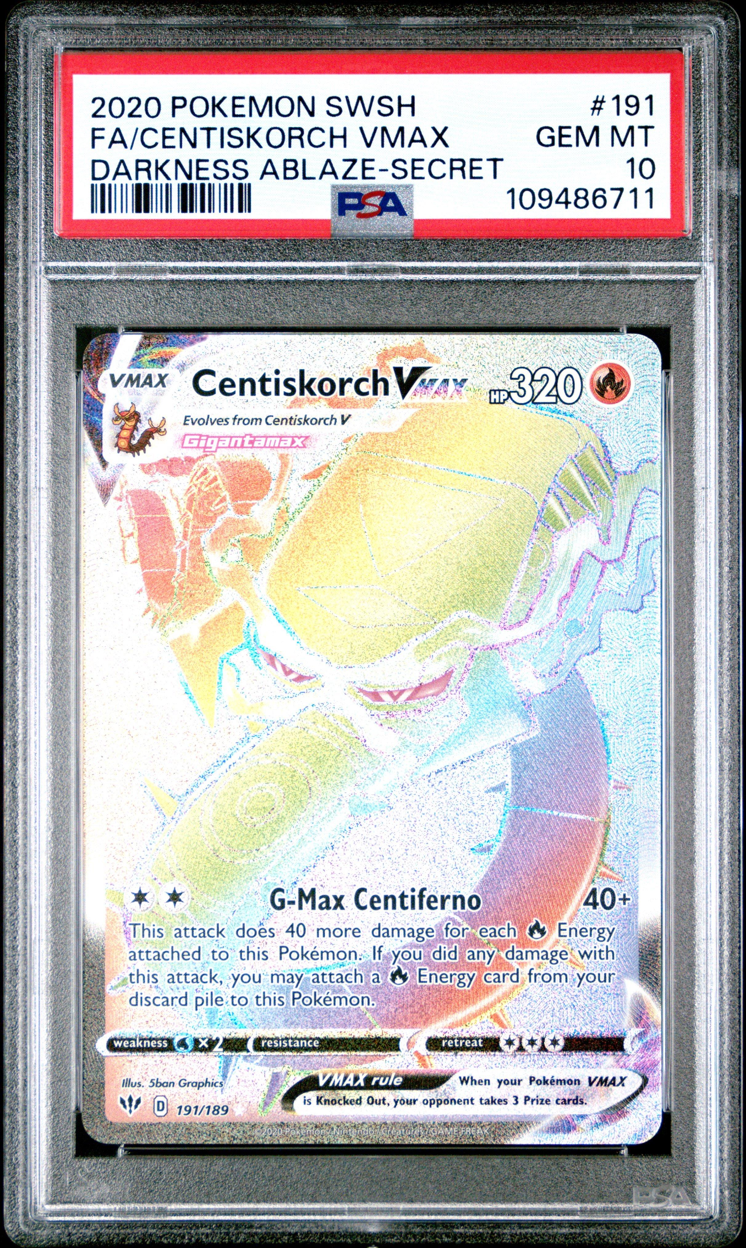 2020 Pokemon Sword & Shield Darkness Ablaze 191 Full Art