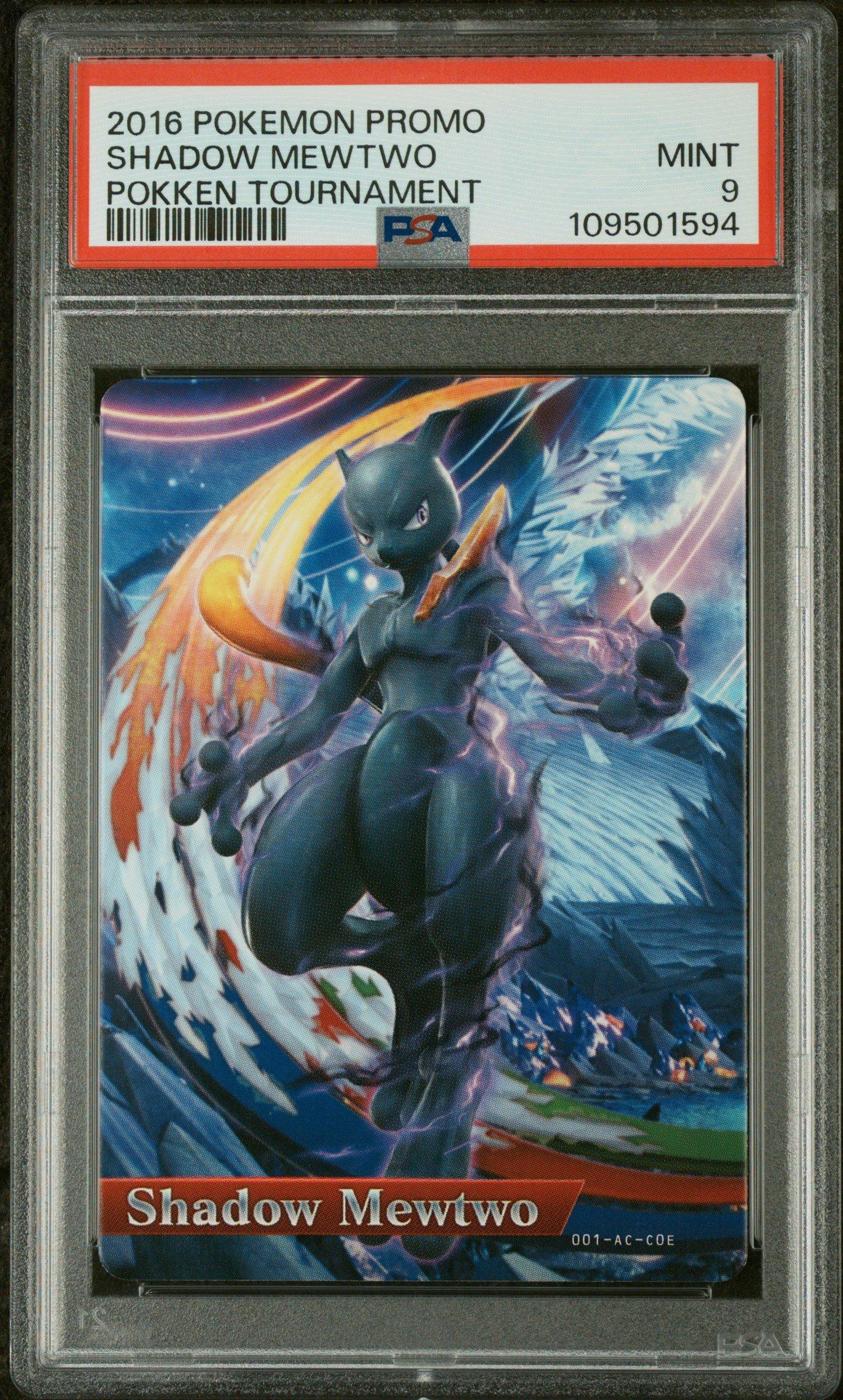 2016 Pokemon Promo Pokken Tournament Shadow Mewtwo PSA 9