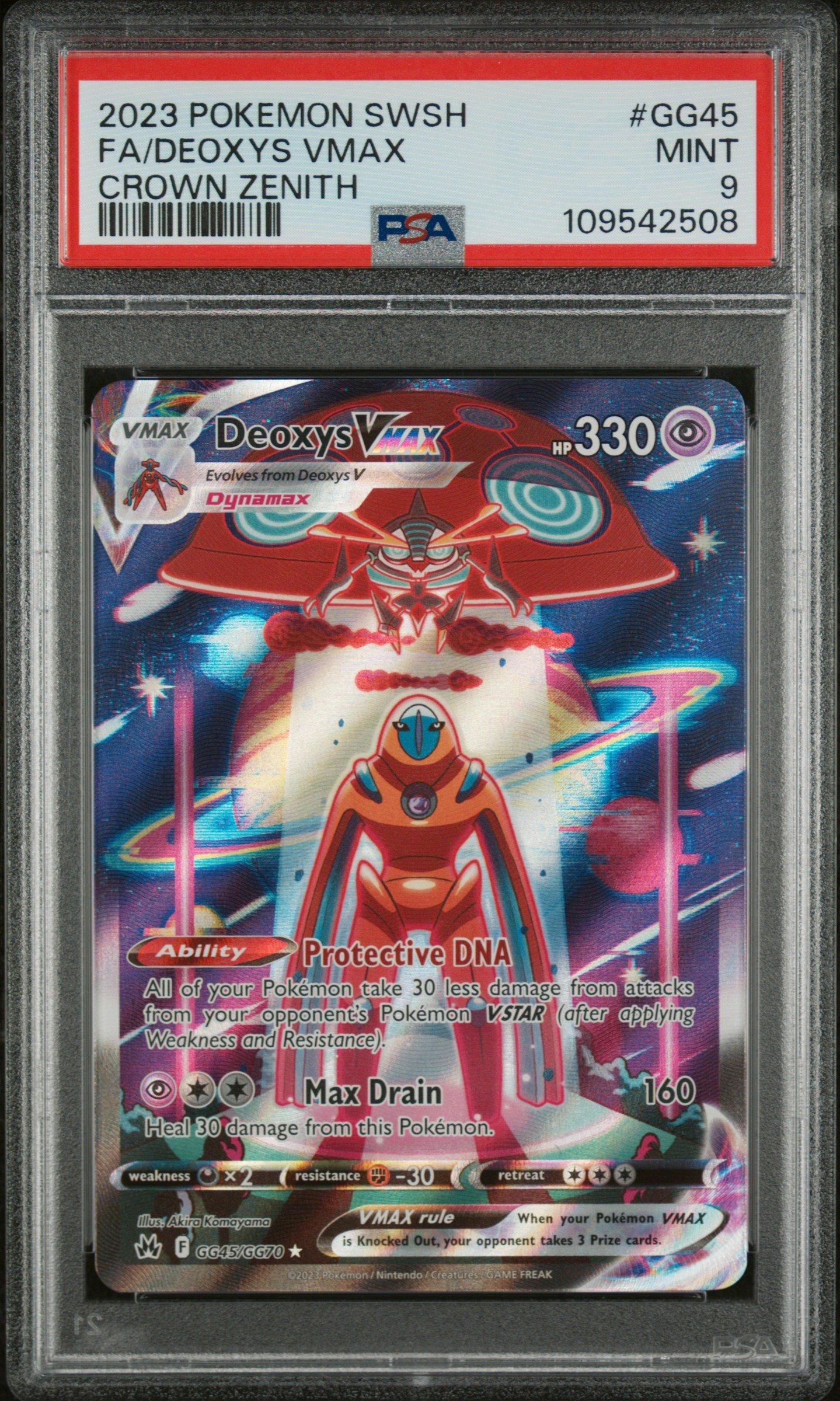 2023 Pokemon Sword And Shield Crown Zenith Gg45 Full Art/deoxys
