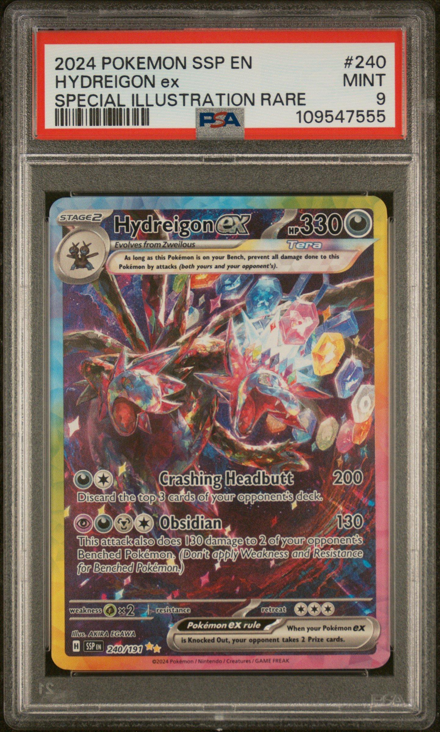 pokemon hydreigon ex card Hydreigon ex - 161/086 161 - SV White Flare Holofoil