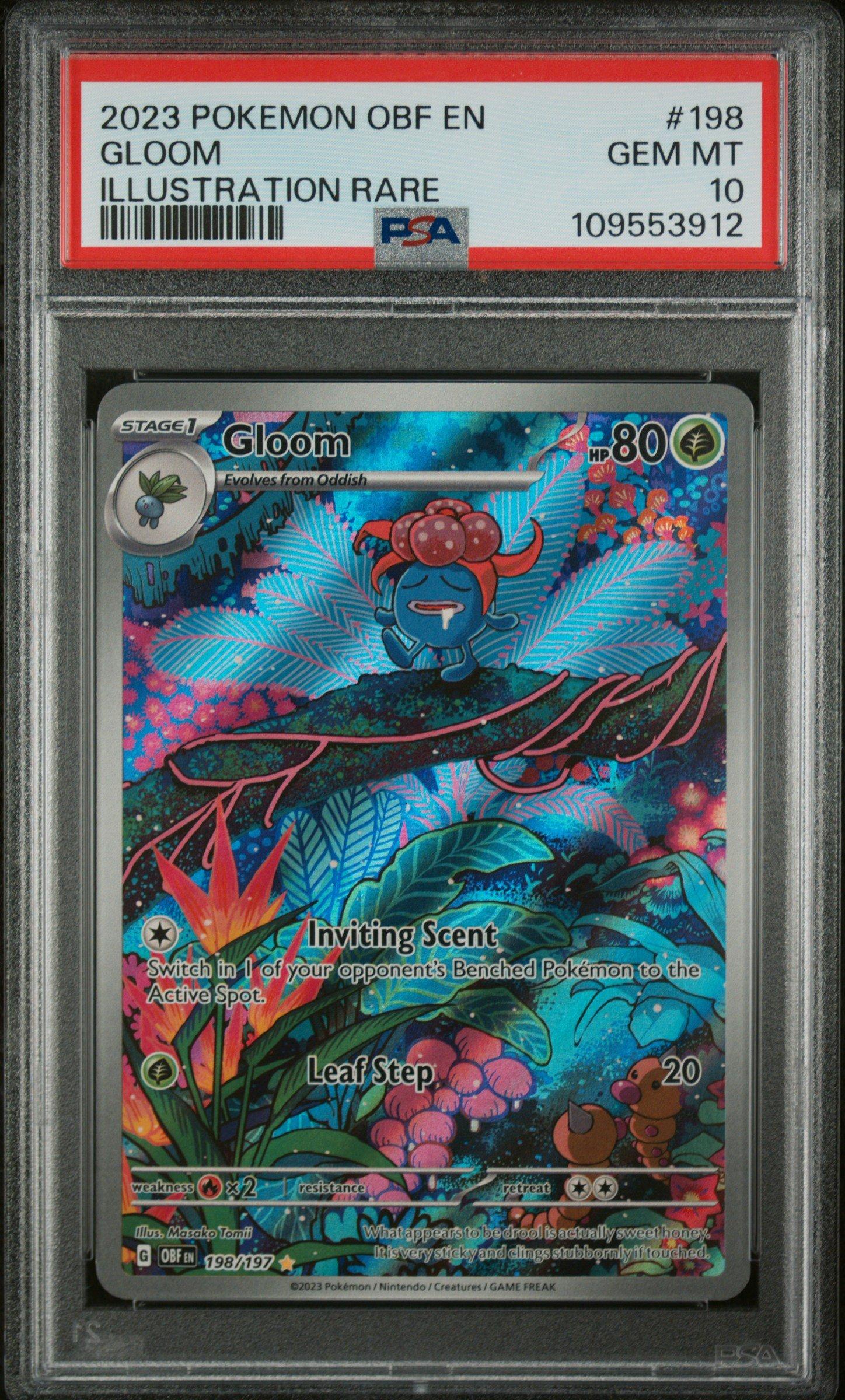 2023 Pokemon Obf En-obsidian Flames 198 Gloom Illustration