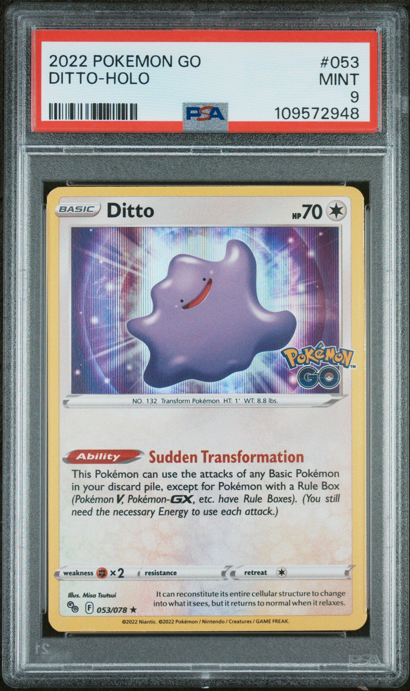 PSA9 メタモン メタモる　ホロンの研究塔　DITTO SQUIRTLE Spec Details