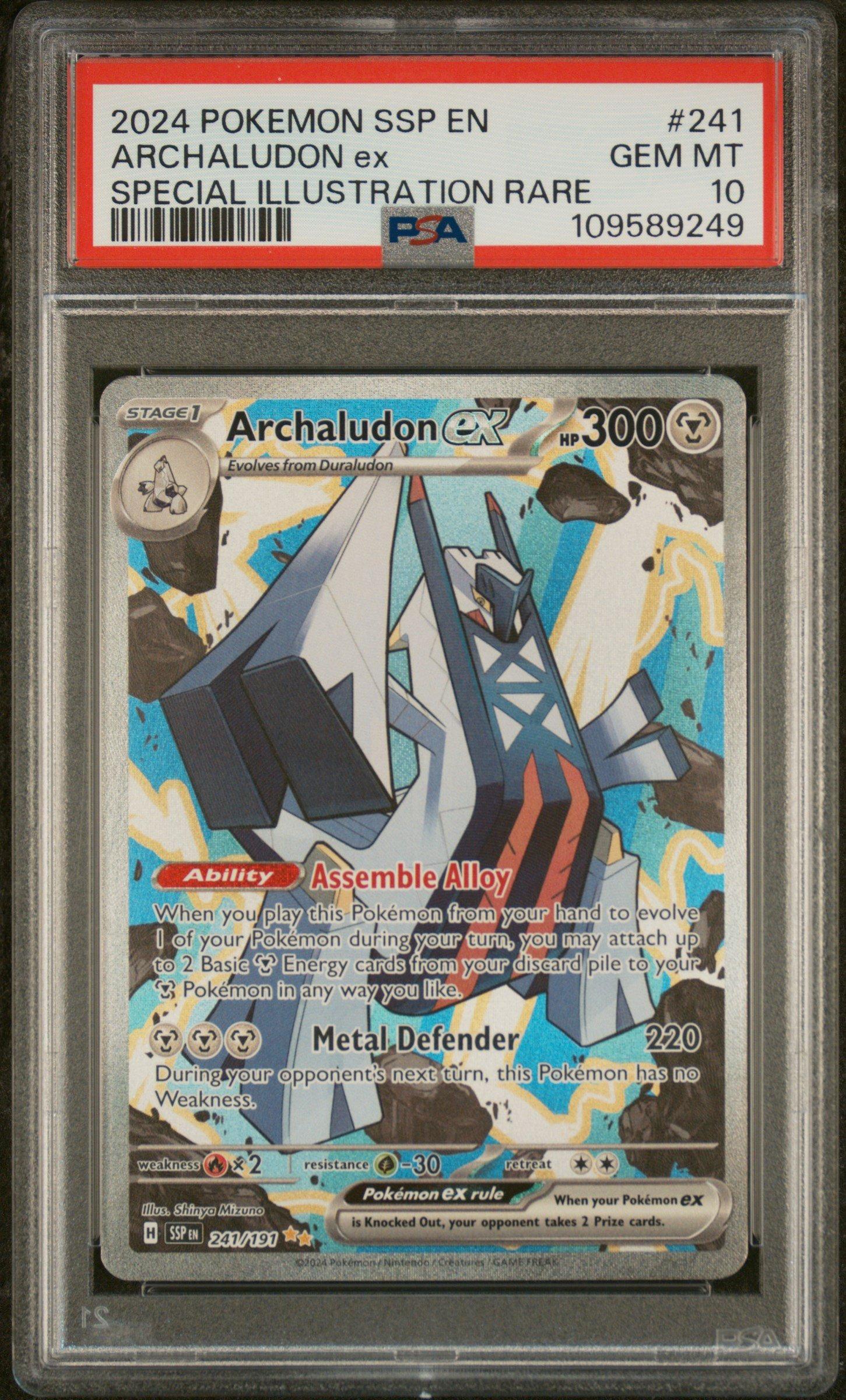 2024 Pokemon Ssp En-surging Sparks 241 Archaludon Ex Special Illustration  Rare PSA 10 Graded Card | GameStop