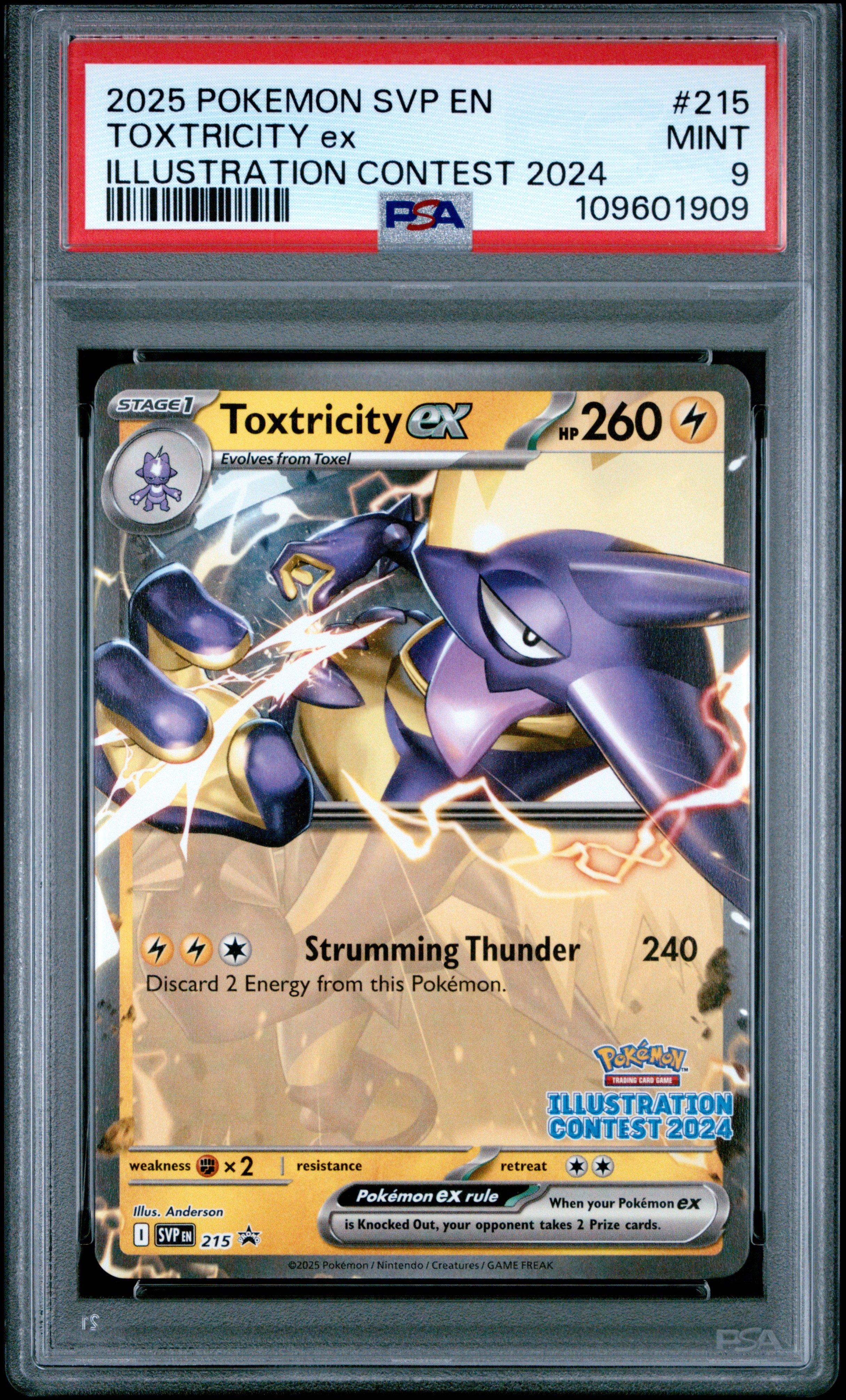 ポケカ 2025 Pokemon Svp En-sv Black Star Promo 215 Toxtricity Ex