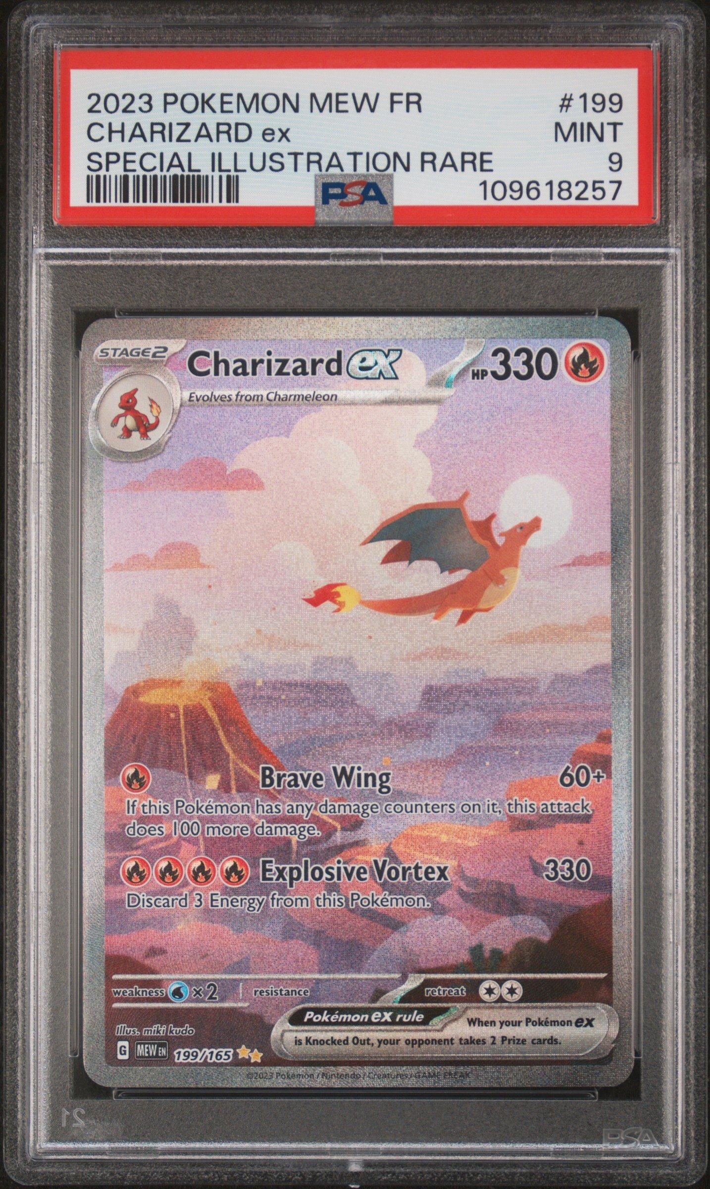 2023 Pokemon French Mew Fr-151 199 Charizard Ex Special Illustration Rare PSA