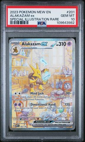 2023 Pokemon Mew En-151 201 Alakazam Ex Special Illustration Rare