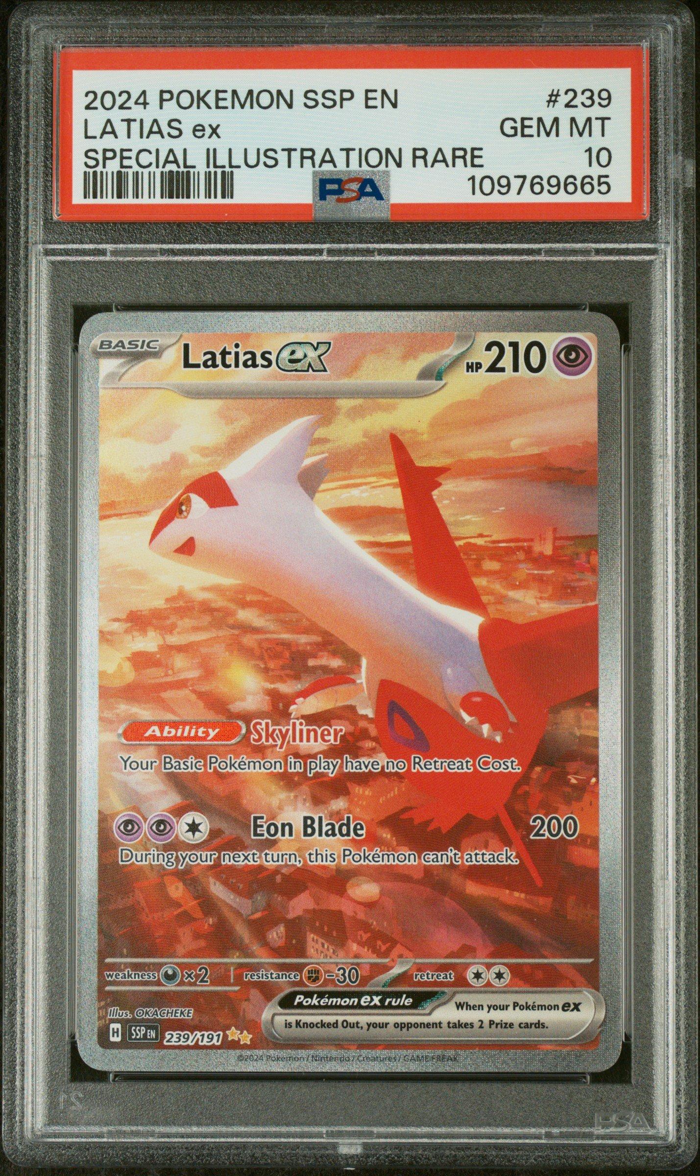 2024 Pokemon Ssp En-surging Sparks 239 Latias Ex Special