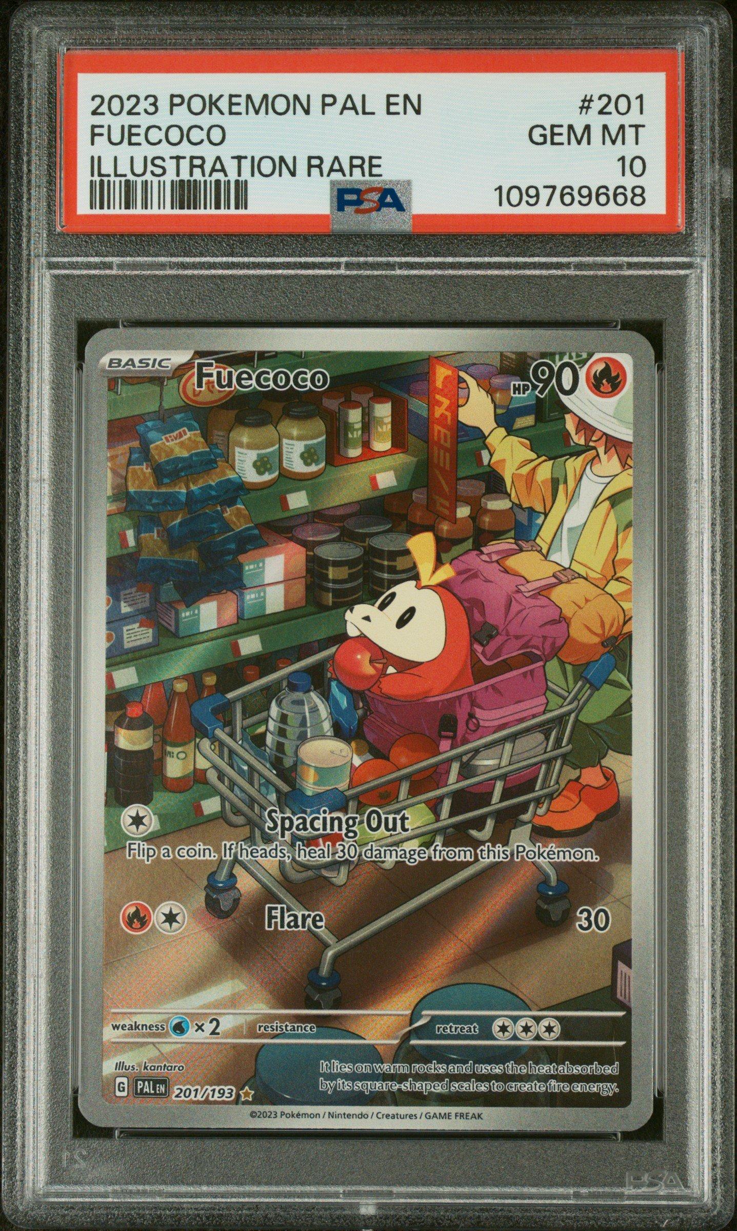 2023 Pokemon Pal En-paldea Evolved 201 Fuecoco Illustration Rare