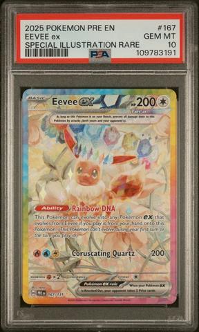 PSA 10 Eevee SVP 173 Pokémon Prismatic Evolutions ETB Promo