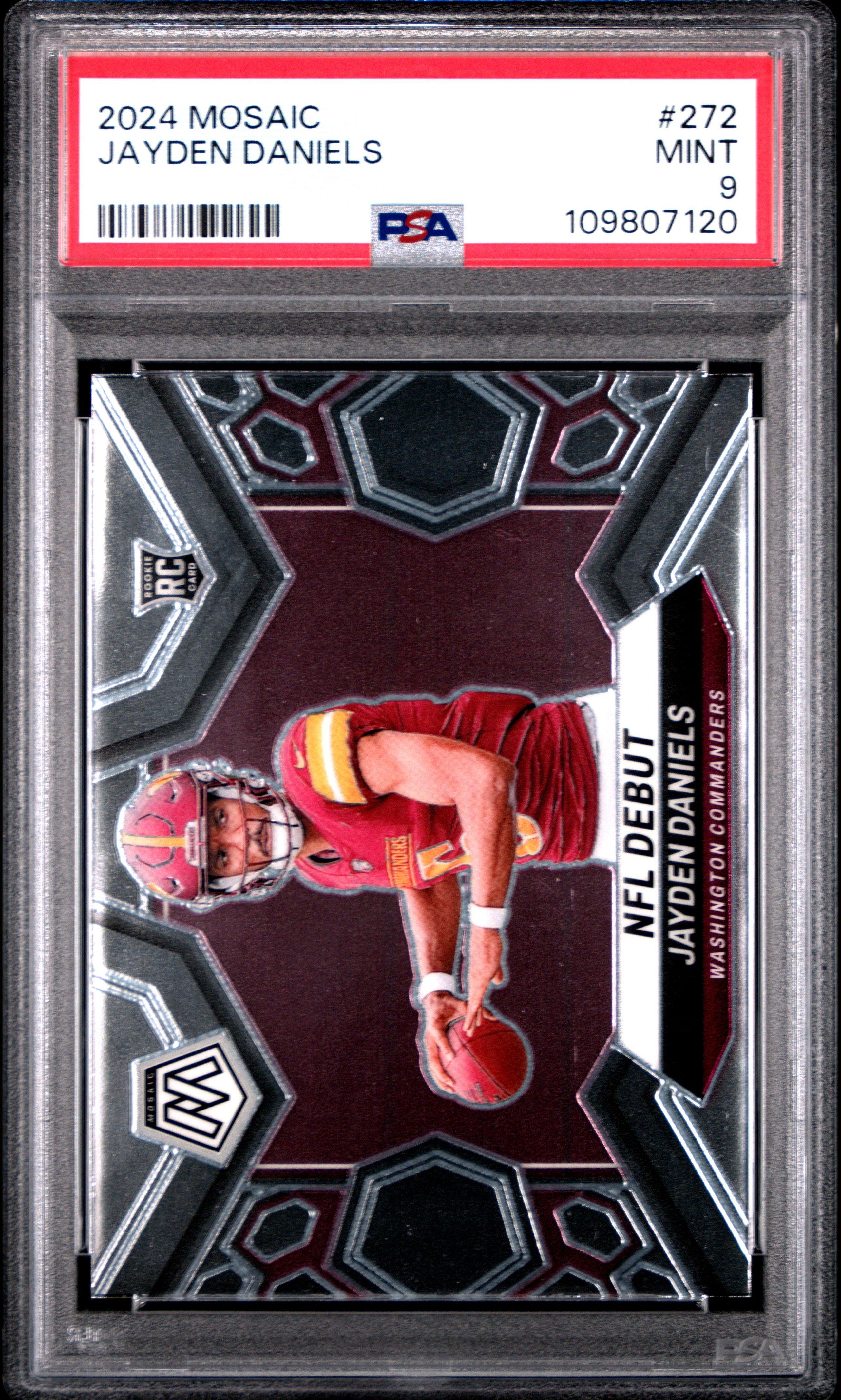 2024 Panini Mosaic 272 Jayden Daniels PSA 9