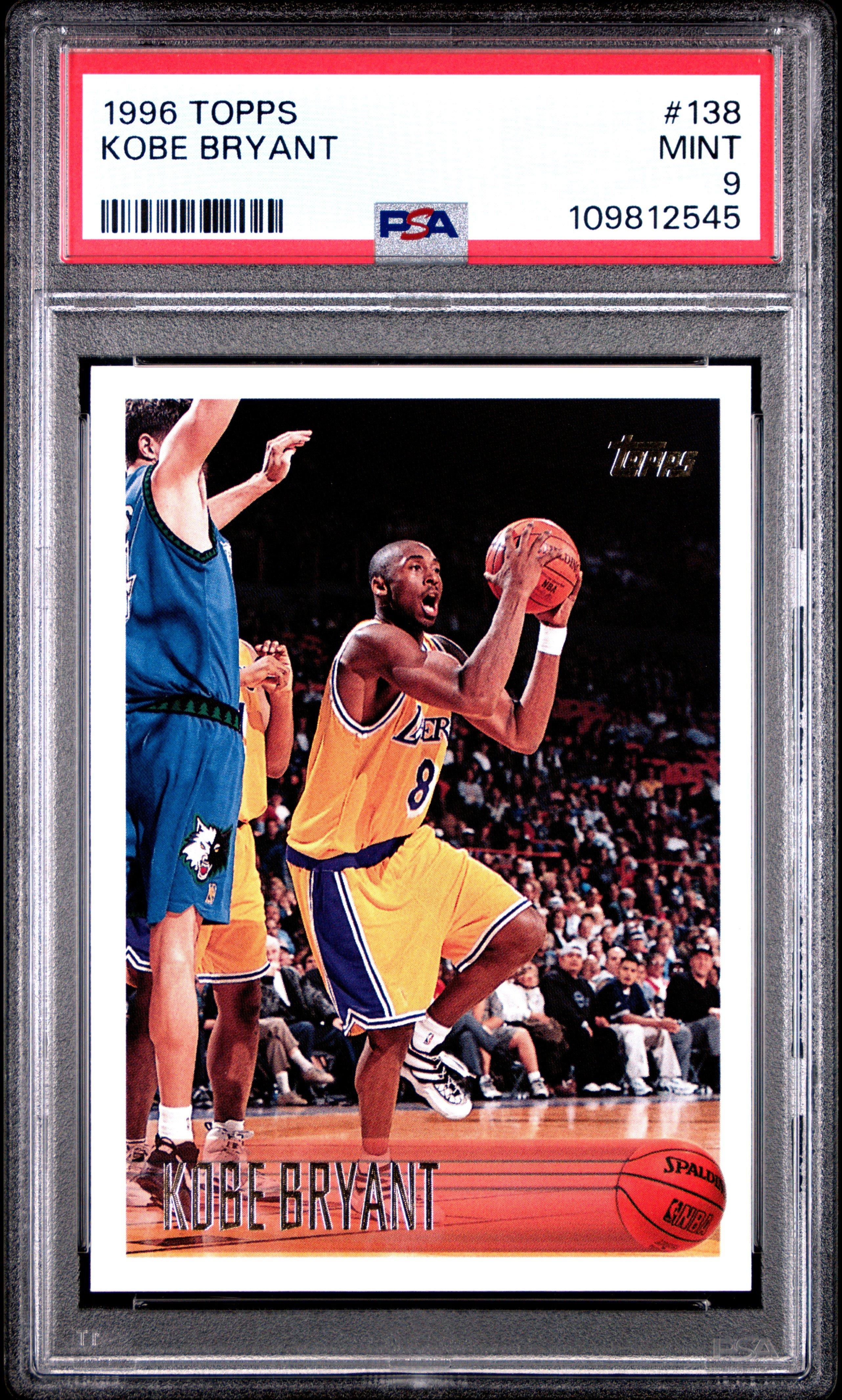 1996 Topps 138 Kobe Bryant PSA