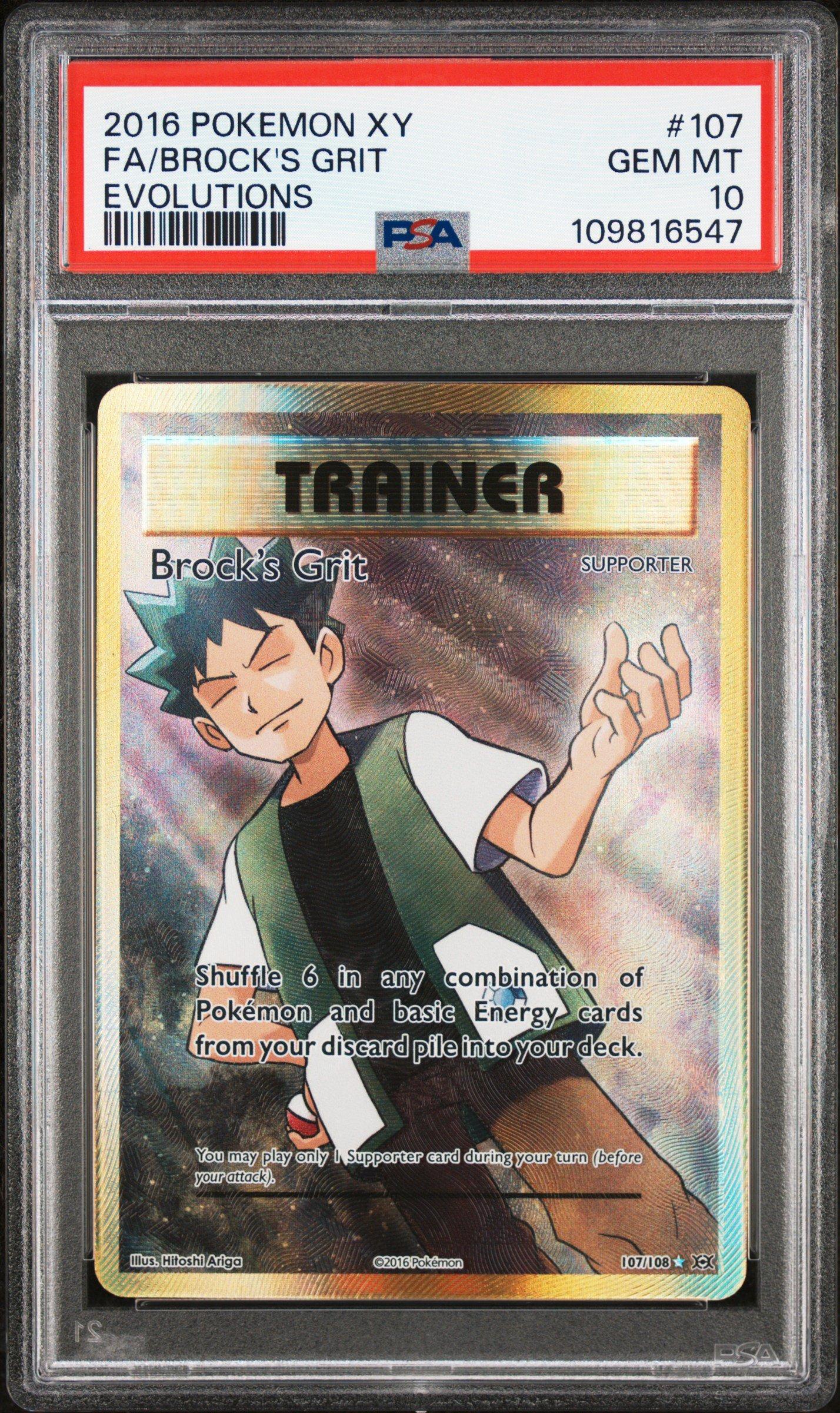 brock's grit pokemon card PSA 10 Brock's Scouting #123 Battle Partners SV9 Japanese Pokemon card –  GorillaTCG