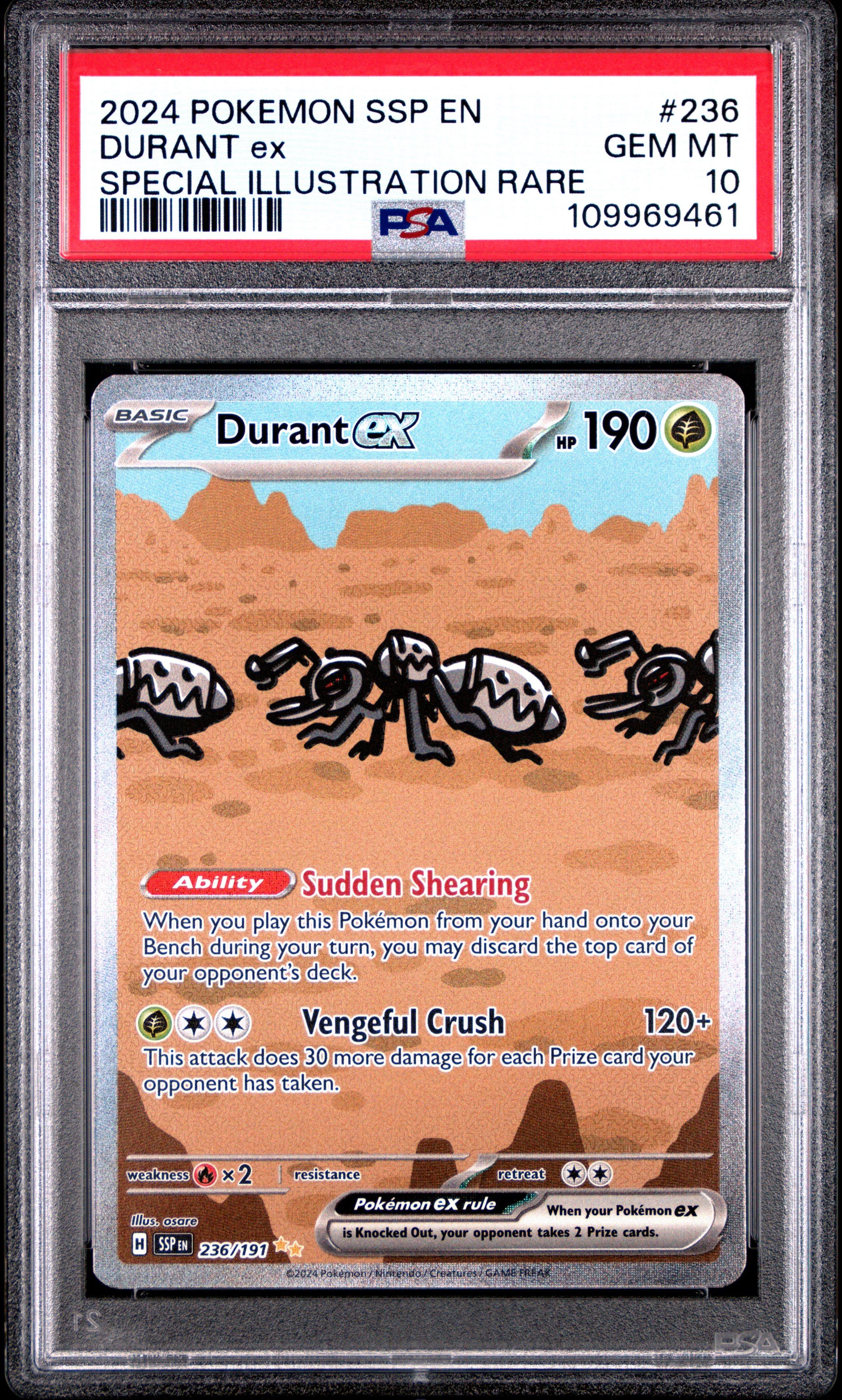 2024 Pokemon Ssp En-surging Sparks 236 Durant Ex Special