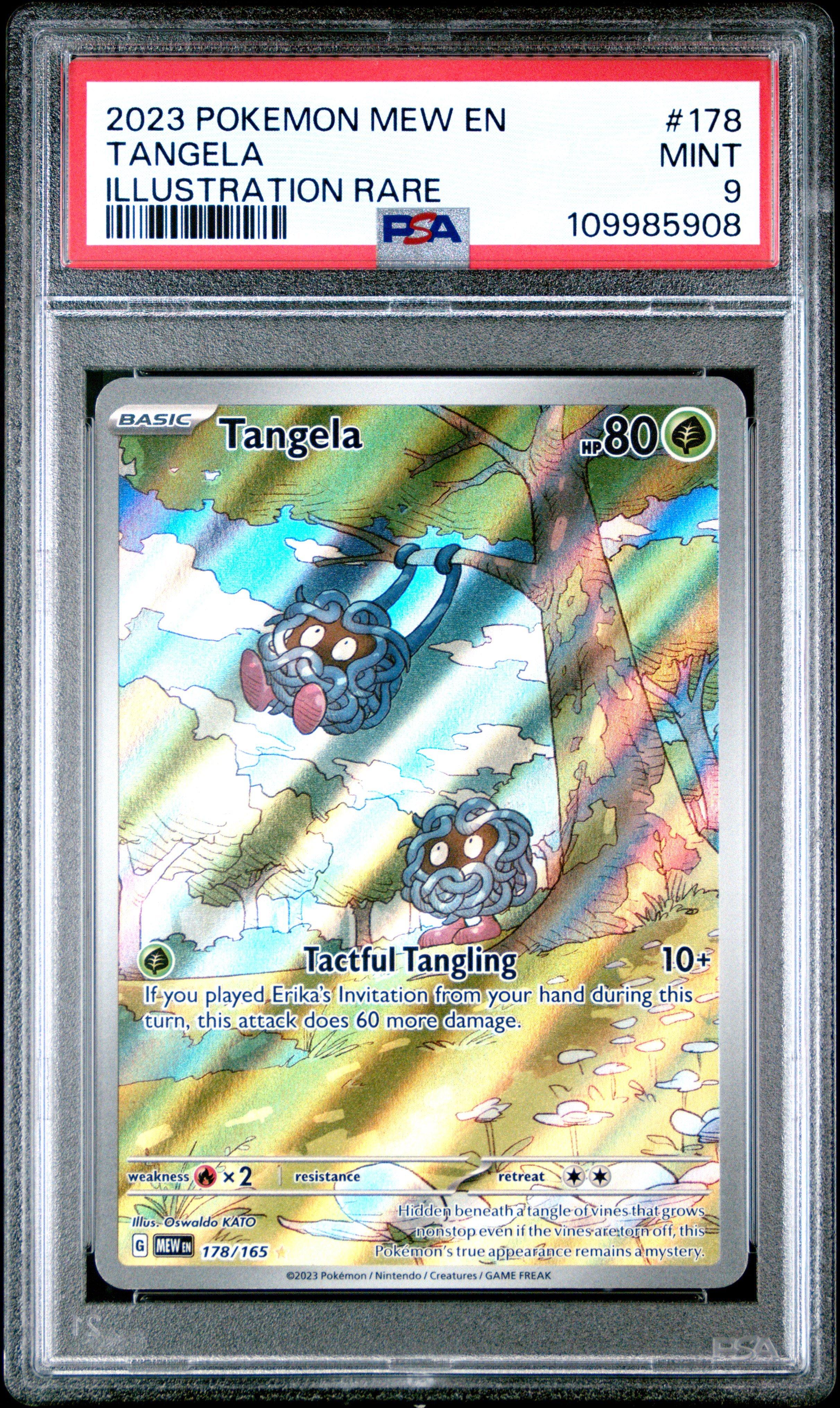 rare tangela pokemon card Tangela 151 - 178/165 main image 1