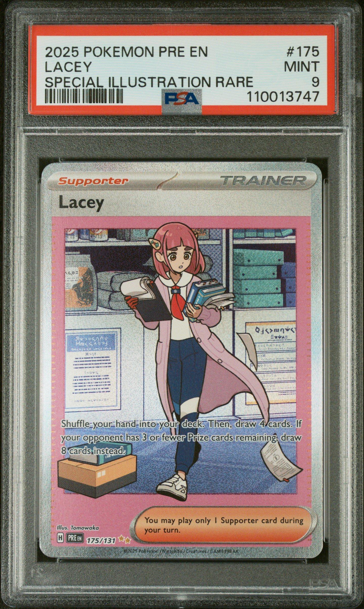 2025 Pokemon Pre En-prismatic Evolutions 175 Lacey Special