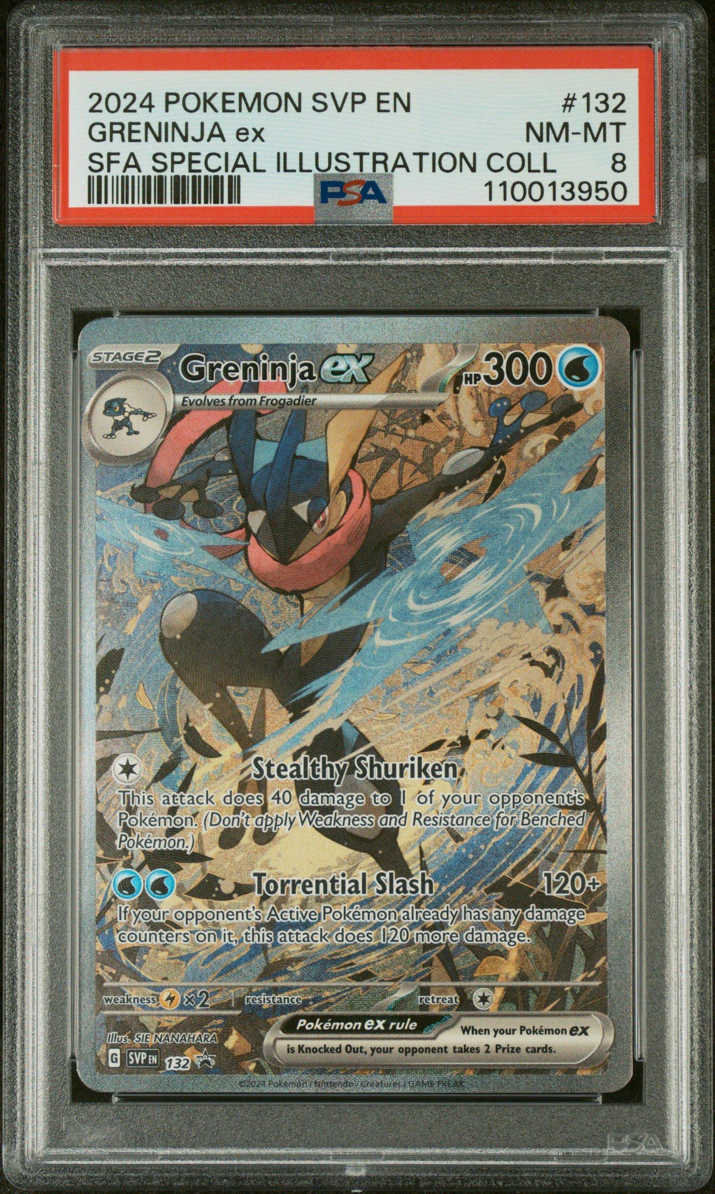 2024 Pokemon Svp En-sv Black Star Promo 132 Greninja Ex Shrouded